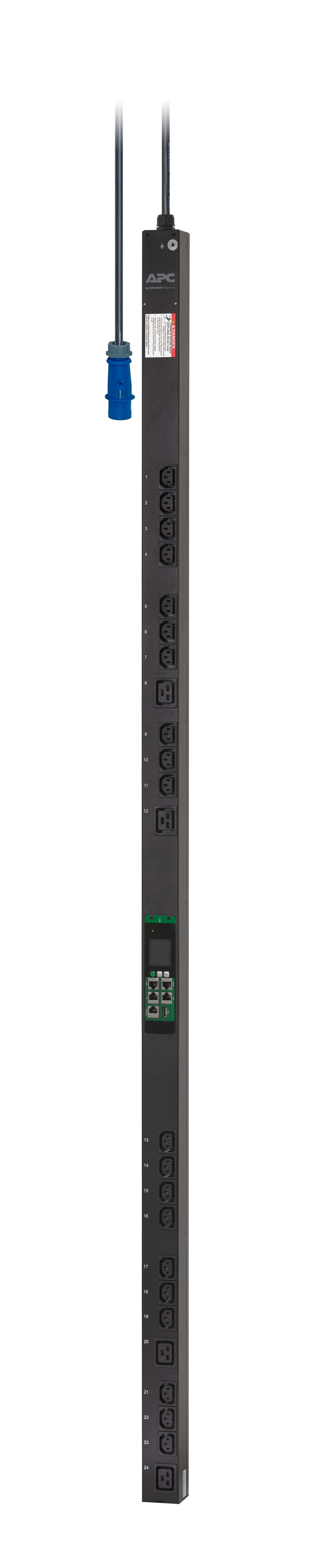 APC Easy PDU EPDU1116MBO, Metered-By-Outlet, 0U, 16A, 230V,(20x)C13 & (4x)C19, IEC60309 16A stekker (EPDU1116MBO) thumbnail
