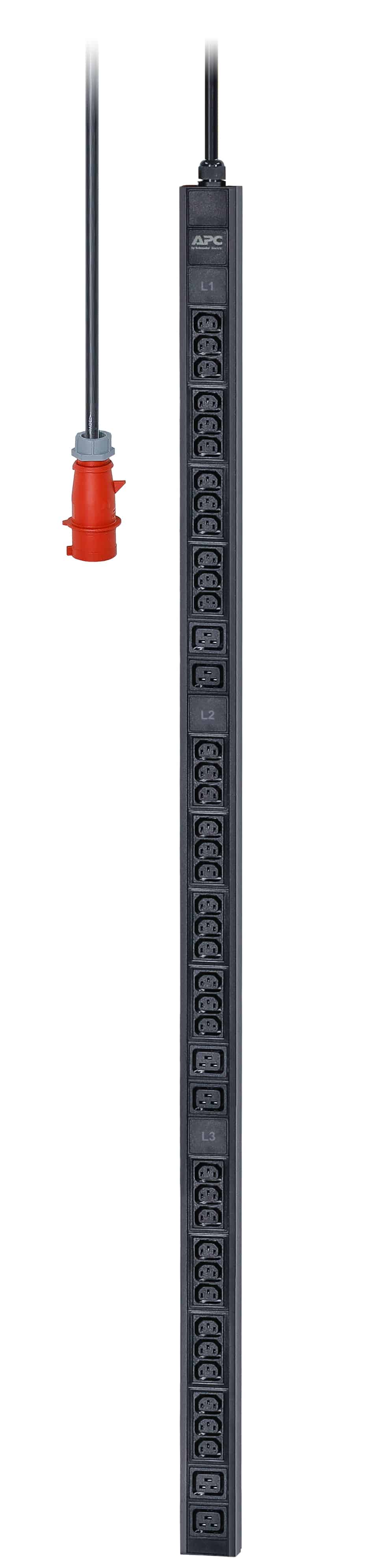 APC Easy PDU EPDU1216B, Basic, 0U, 16A, 400V, (36x)C13 & (6x)C19, IEC60309 16A 3Fase stekker (EPDU1216B) thumbnail