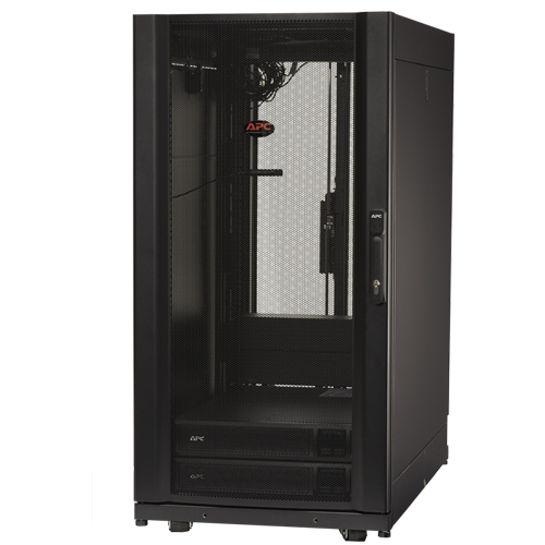 APC MDC24SX3KVAI rack 24U Vrijstaande rek Zwart (MDC24SX3KVAI) thumbnail