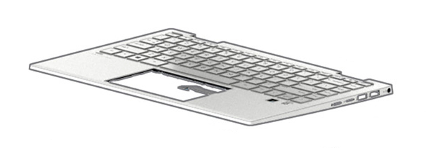 HP M45221-B31 laptop reserve-onderdeel Toetsenbord (M45221-B31) thumbnail