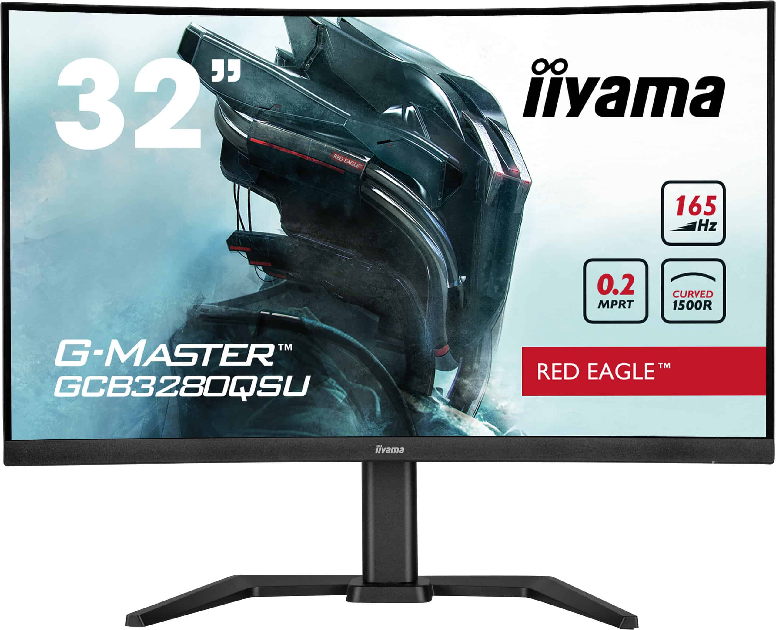 iiyama G-MASTER GCB3280QSU-B1 computer monitor 80 cm (31.5) 2560 x 1440 Pixels LED Zwart (GCB3280QSU-B1) thumbnail