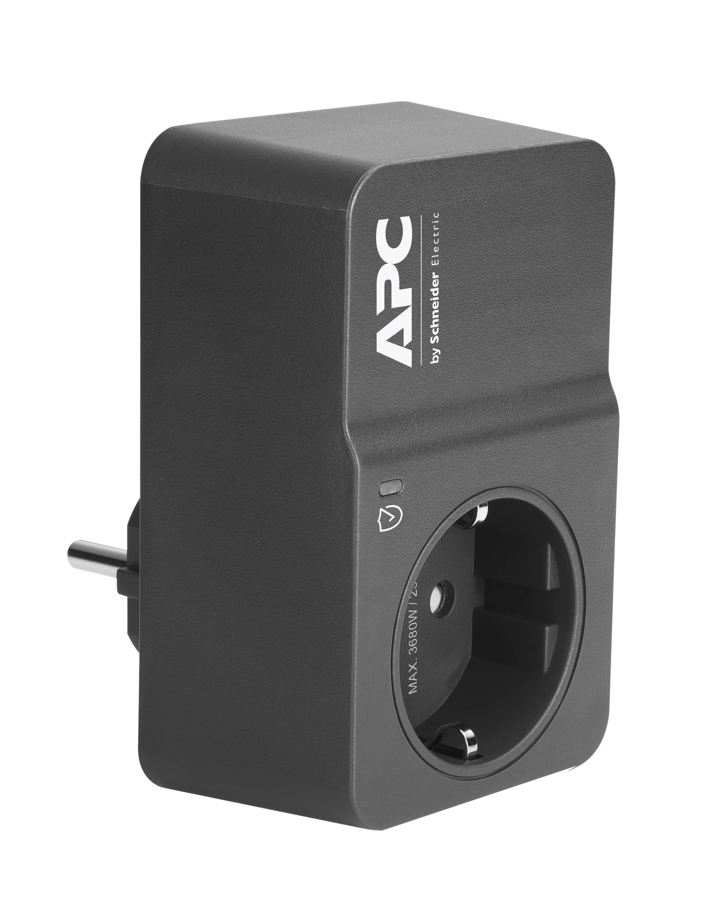 APC Tussenstekker met overspanningsbeveiliging 3680W 1x stopcontact (PM1WB-GR) thumbnail