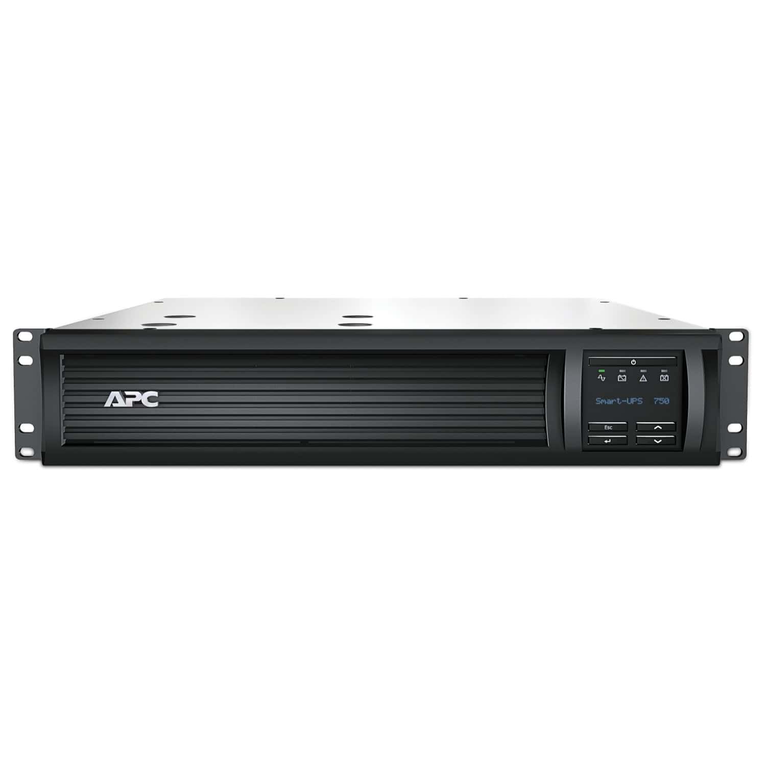APC Smart-UPS SMT750RMI2U Noodstroomvoeding - 4x C13, USB, Rack Mountable, 750VA (SMT750RMI2U) thumbnail