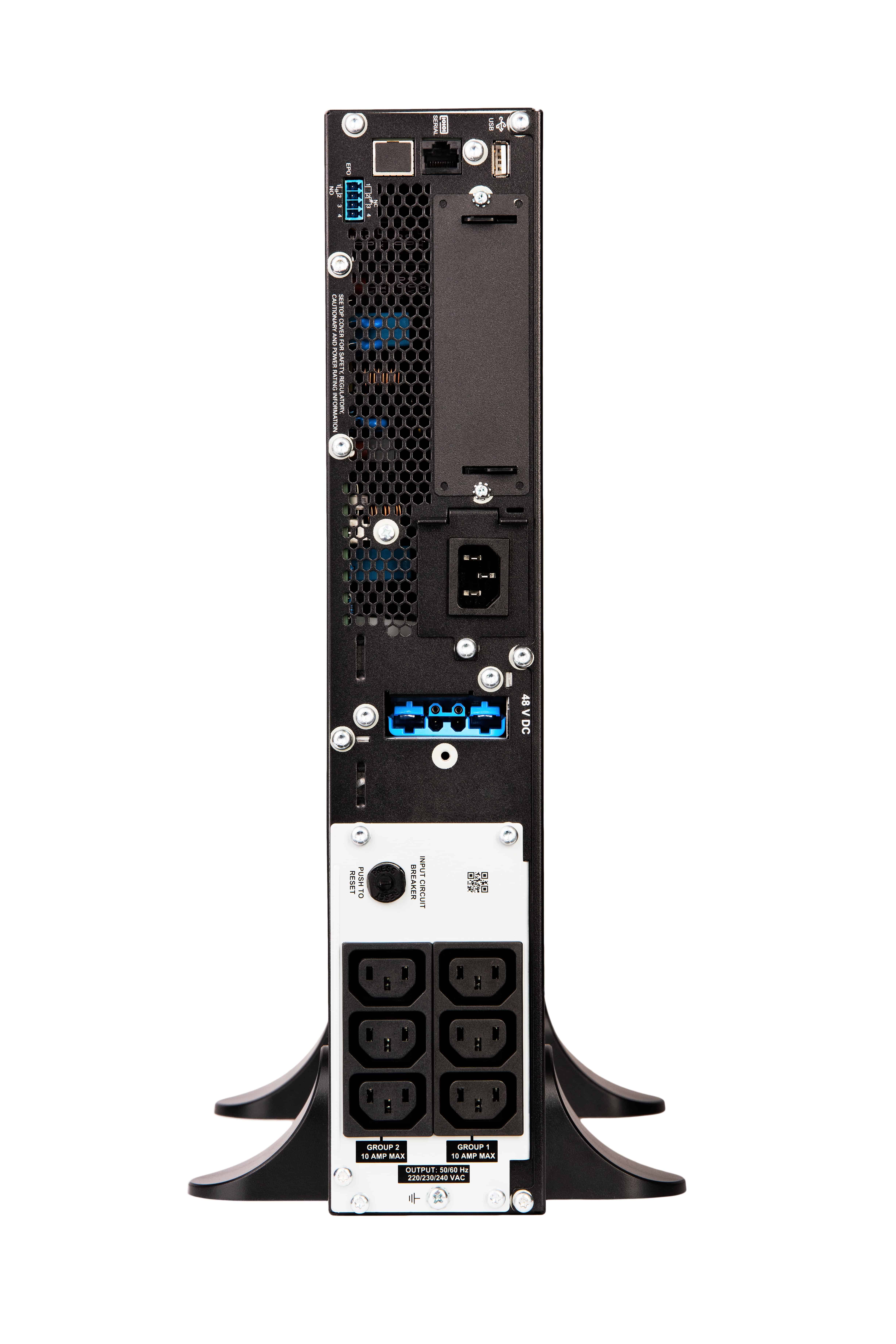 APC Smart-UPS On-Line SRT1000RMXLI Noodstroomvoeding - 1000VA, 6x C13 uitgang, tower (SRT1000XLI) thumbnail