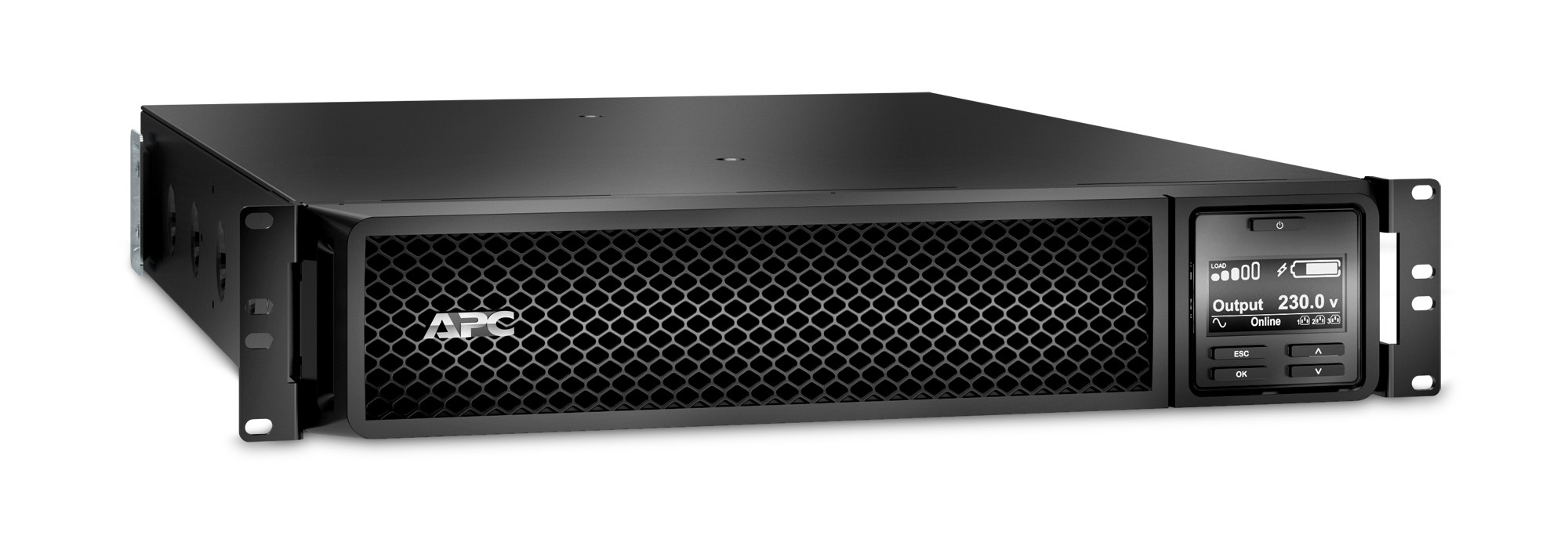 APC Smart-UPS On-Line SRT3000RMXLI Noodstroomvoeding - 3kW/VA, 8x C13 & 2x C19, rackmount (SRT3000RMXLI) thumbnail