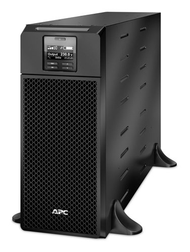 APC Smart-UPS On-Line SRT6KXLI - 6kW/VA, 6x C13, 4x C19, hardwire 1 fase uitgang, Embedded NMC, Tower (SRT6KXLI) thumbnail