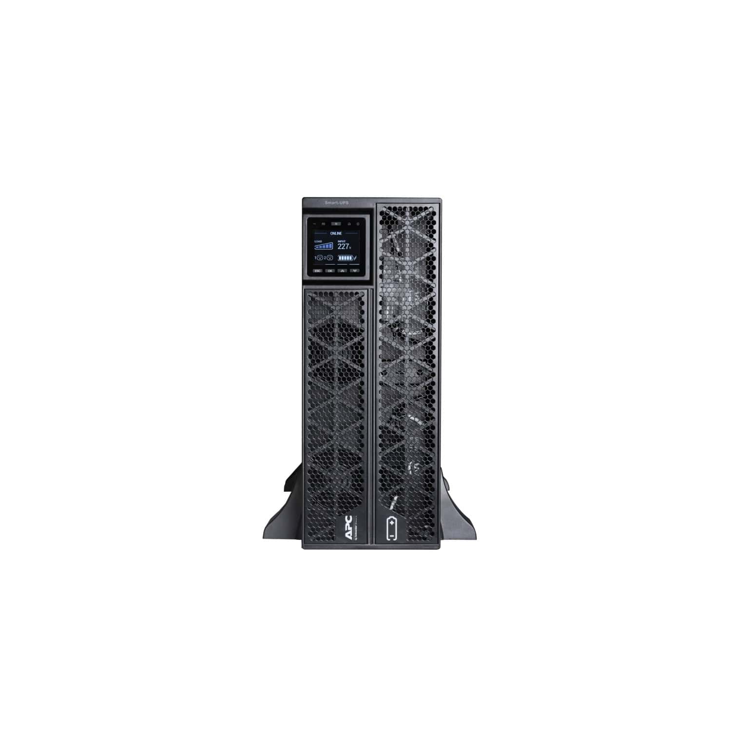 APC Smart-UPS On-Line SRTG6KXLI Noodstroomvoeding, 6000VA/W, 230V hardwired in&uit, 2x C19, 1x C13, NMC (SRTG6KXLI) thumbnail