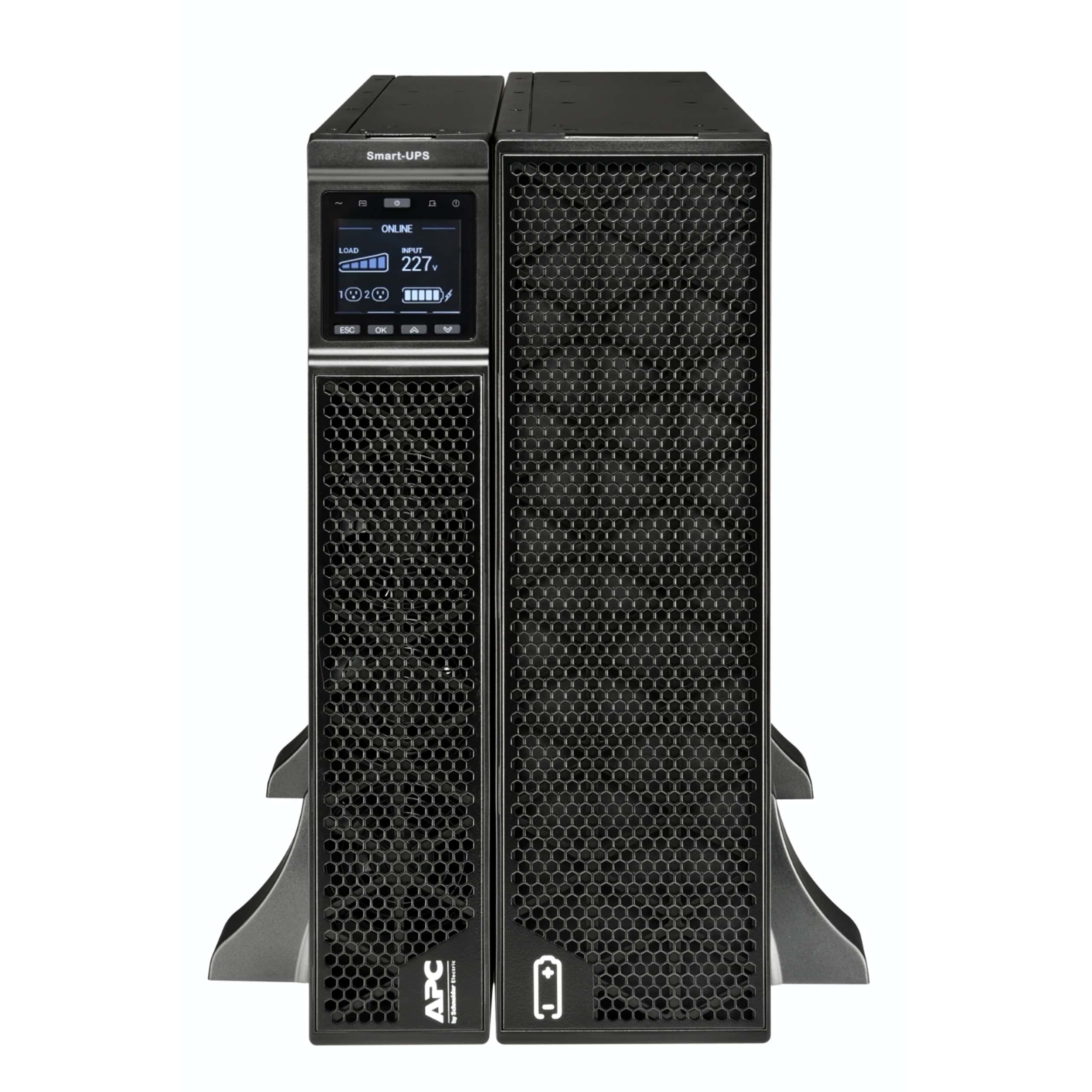 APC Smart-UPS On-Line SRTG8KXLI Noodstroomvoeding, 8000VA/W, 230V hardwired in&uit, 2x C19, 1x C13, NMC (SRTG8KXLI) thumbnail