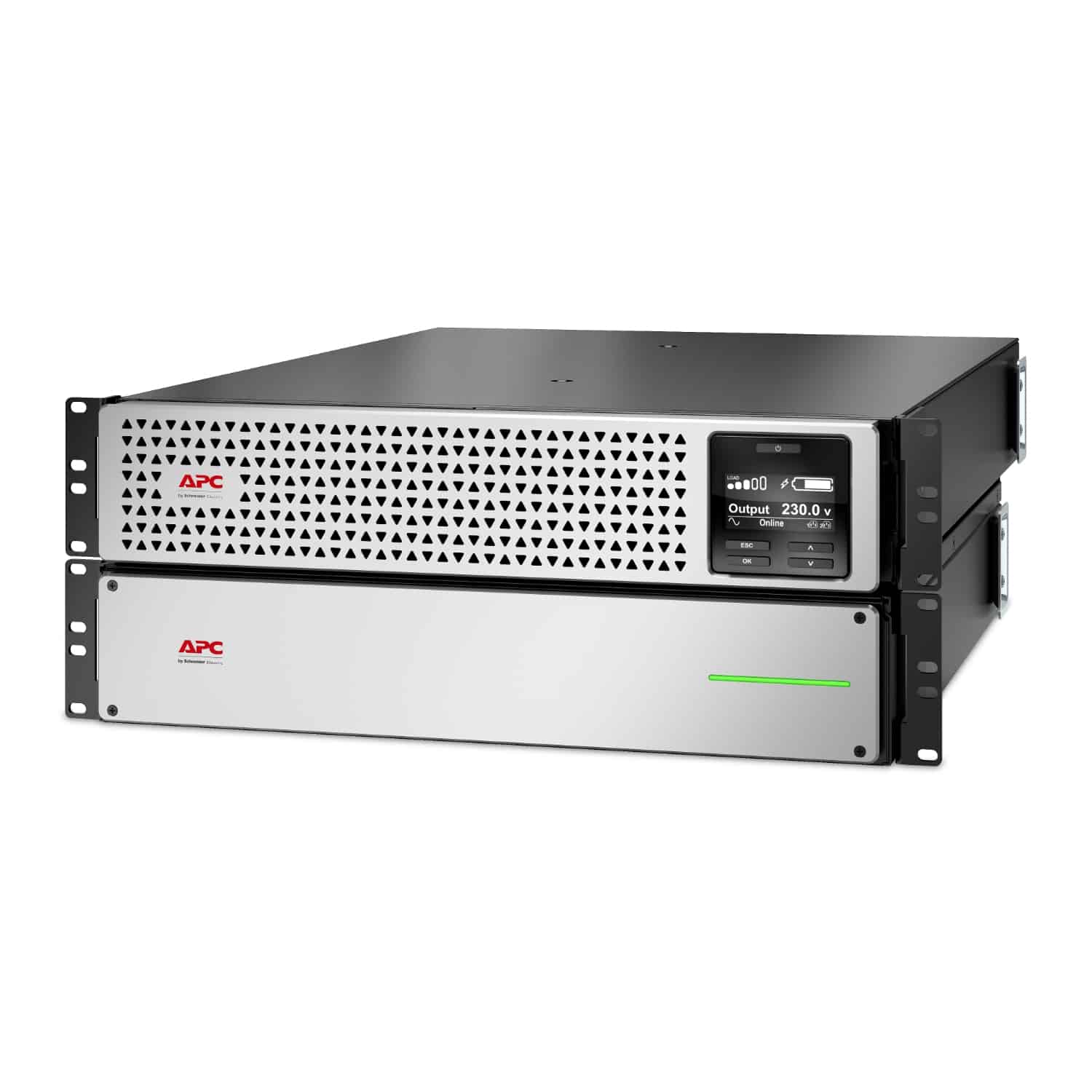 APC Smart-UPS Li-Ion SRTL3000RM4UXLI Noodstroomvoeding - 3000VA, 6x C13, 2x C19, USB, Rack/tower convertible, long runtime (SRTL3000RM4UXLI) thumbnail APC Smart-UPS Li-Ion SRTL3000RM4UXLI Noodstroomvoeding - 3000VA, 6x C13, 2x C19, USB, Rack/tower convertible, long runtime (SRTL3000RM4UXLI) thumbnail
