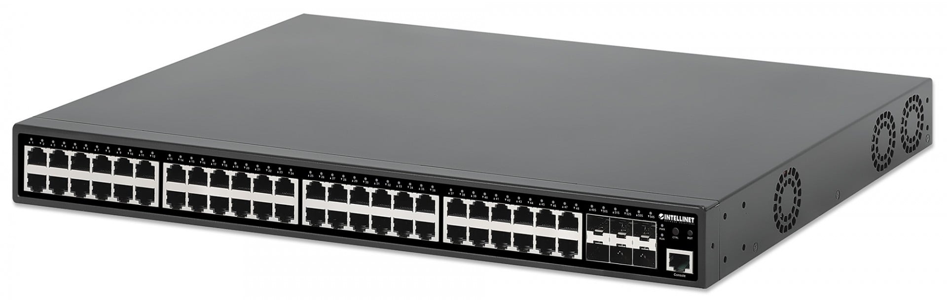 INTELLINET 54-P PoE+ Managed Switch 6x10GbE 450W (561969) thumbnail