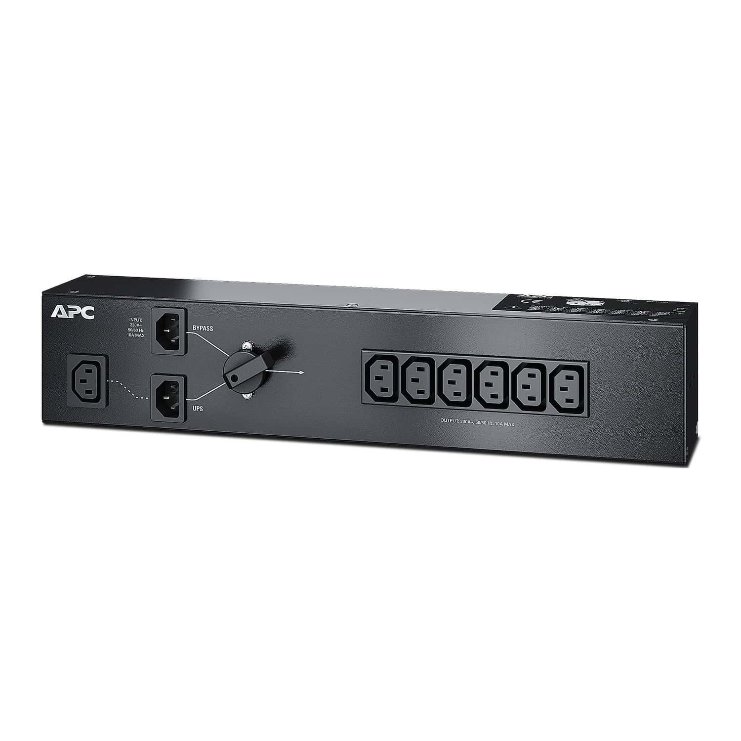 APC SERVICE BYPASS PDU, 230 V 10 AMP met (6) IEC C13 (WUPGPMV7X24-UG-01) thumbnail