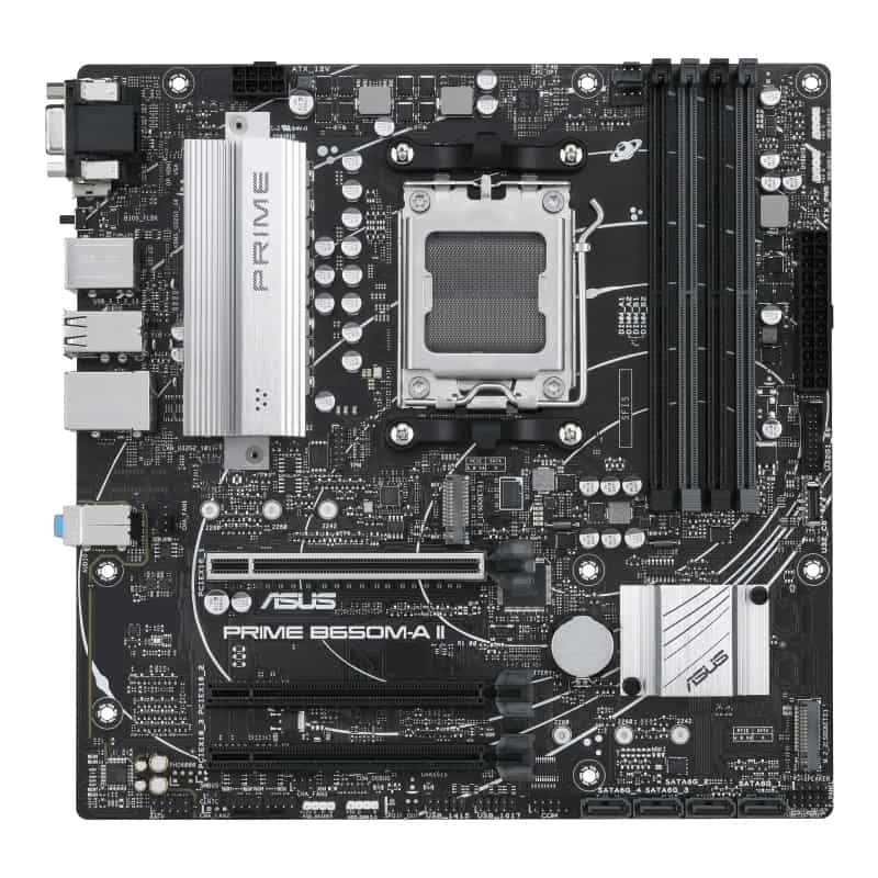 ASUS PRIME B650M-A II-CSM AMD B650 Socket AM5 micro ATX (90MB1EH0-M0EAYC) thumbnail