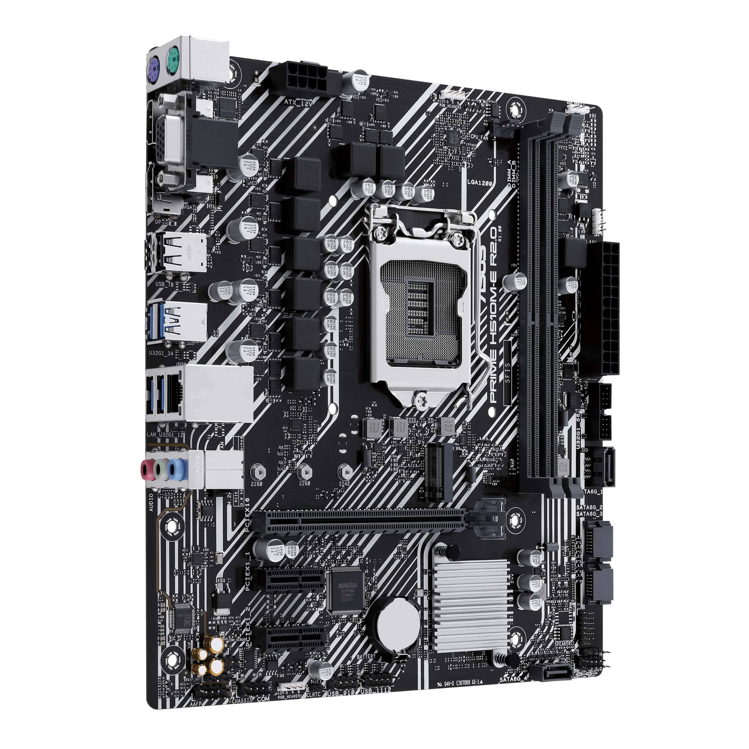 ASUS PRIME H510M-E R2.0 Intel H470 LGA 1200 (Socket H5) micro ATX (90MB1FQ0-M0EAY0) thumbnail