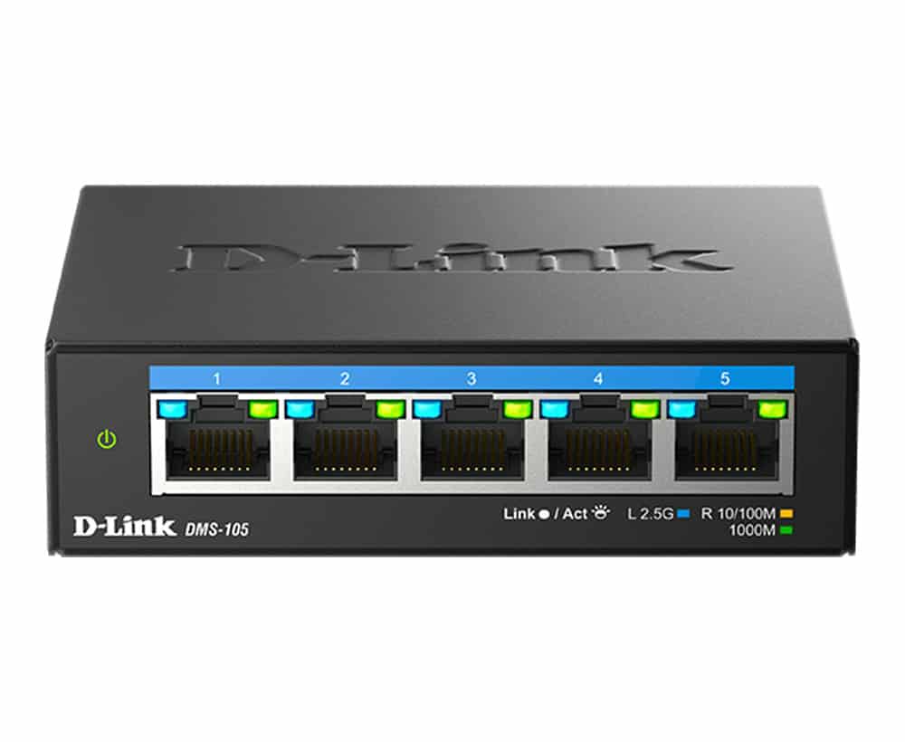 D-Link 5-poorts 2,5G Multi-Gigabit Desktop Switch (DMS-105/E) thumbnail