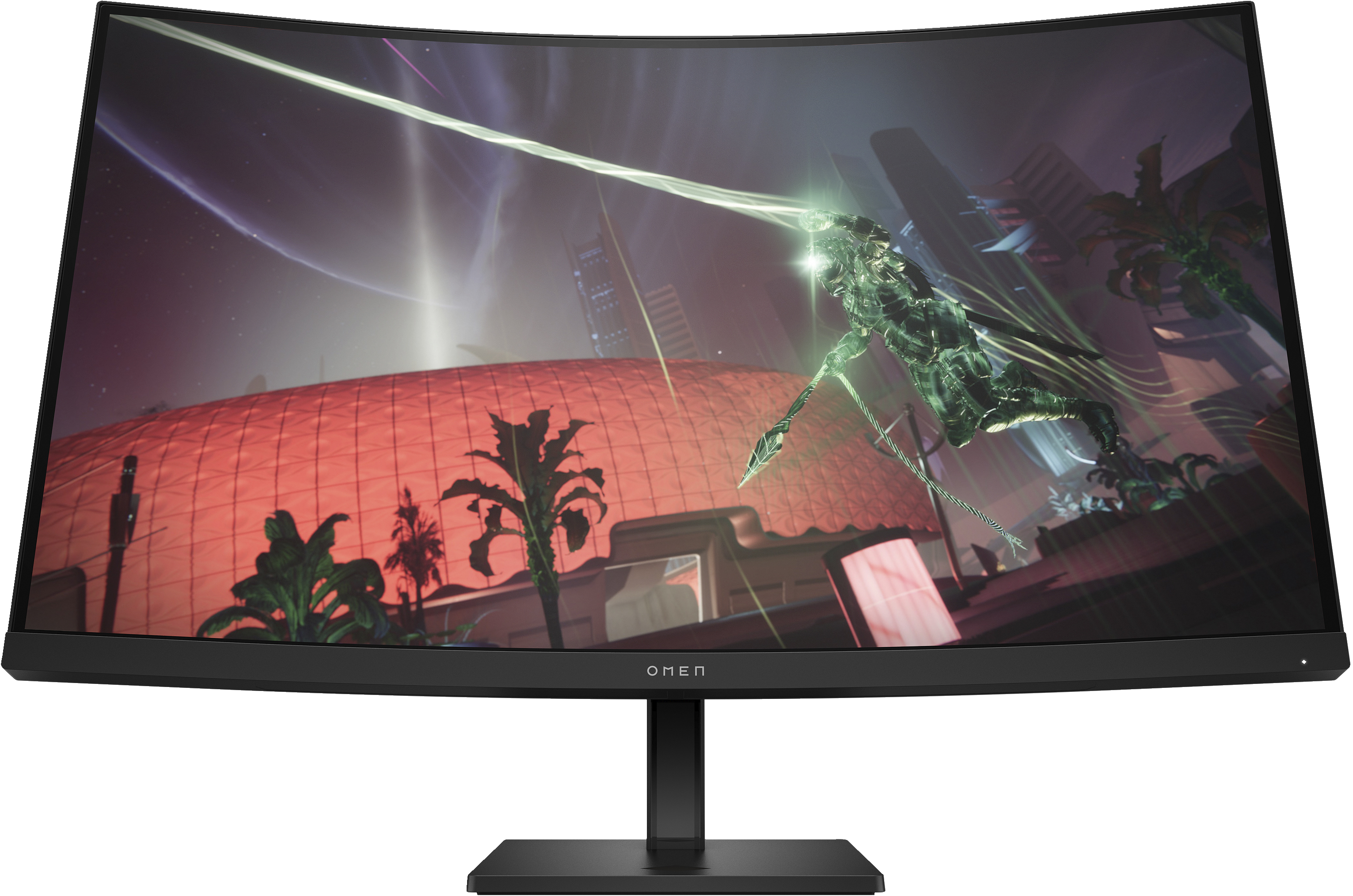 HP OMEN by HP 32c computer monitor 80 cm (31.5) 2560 x 1440 Pixels Quad HD Zwart (780K6E9#ABB) thumbnail