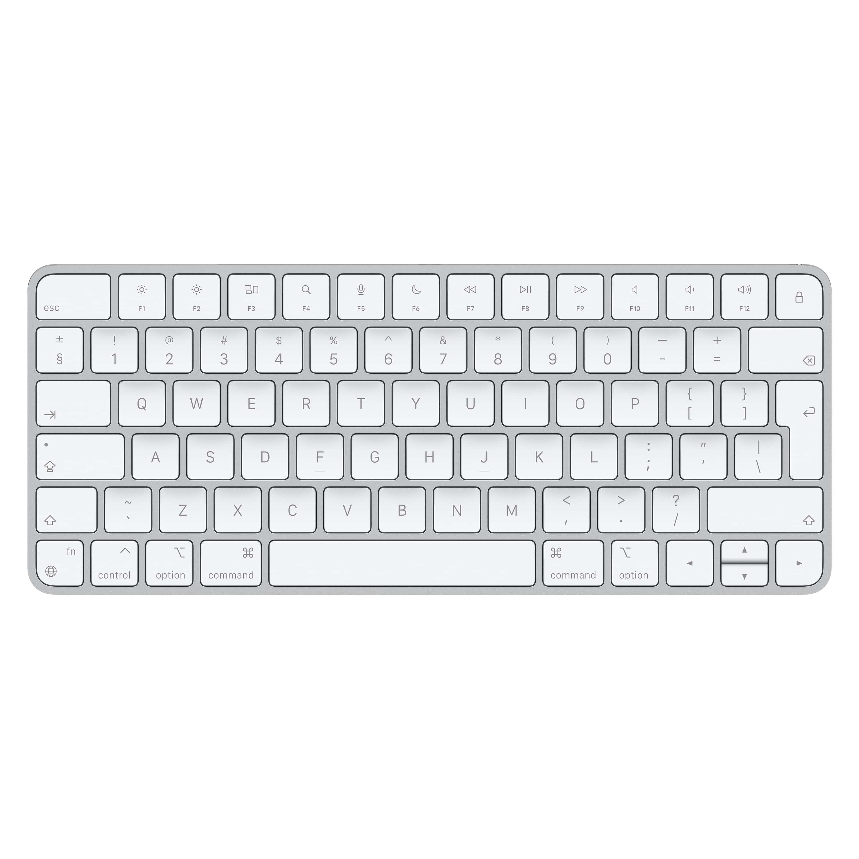 Apple Magic toetsenbord USB + Bluetooth Engels Aluminium, Wit (MK2A3Z/A) thumbnail