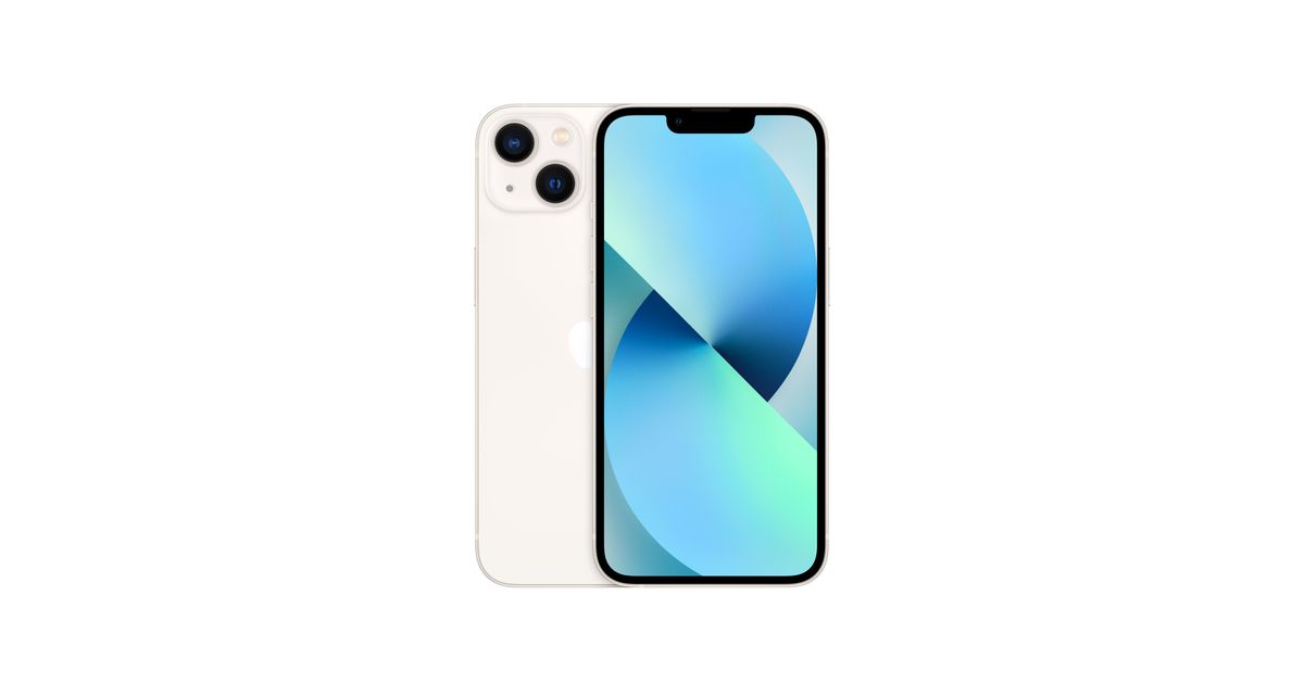 Apple iPhone 13 512GB Polarstern [15,4cm (6,1) OLED Display, iOS 15, 12 MP Dual-Kamera] (MLQD3ZD/A) thumbnail