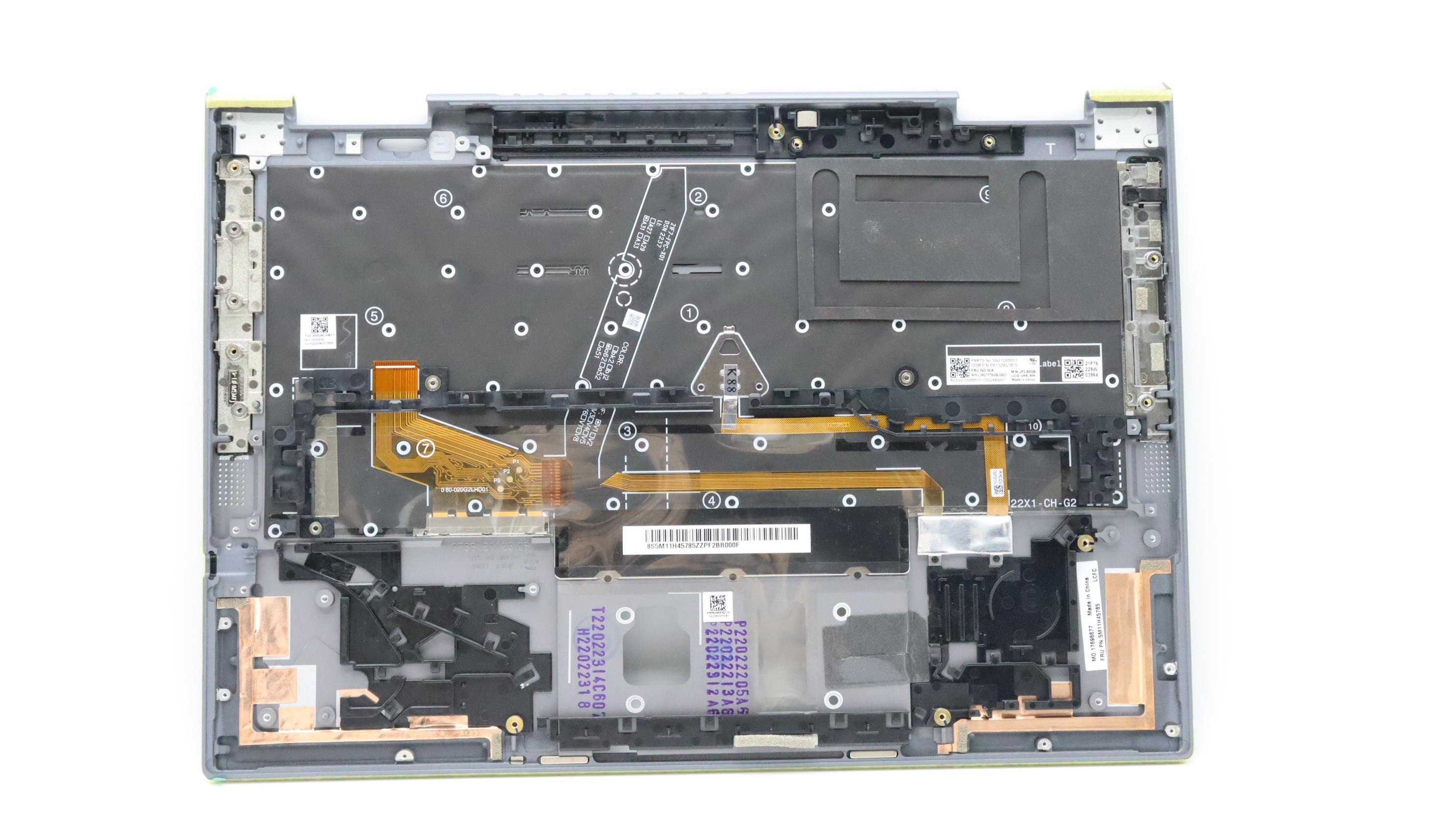 Lenovo 5M11H45843 laptop reserve-onderdeel Cover + keyboard (5M11H45843) thumbnail