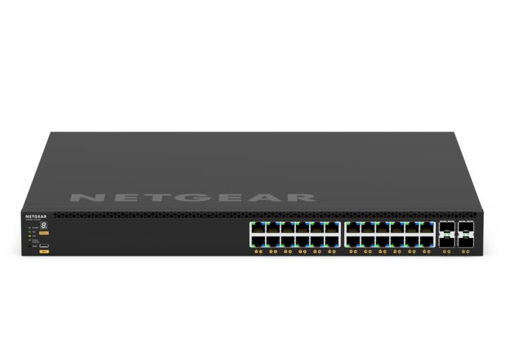 NETGEAR GSM4328-100AJS Managed L3 Gigabit Ethernet (10/100/1000) Power over Ethernet (PoE) 1U Zwart (GSM4328-100NES) thumbnail