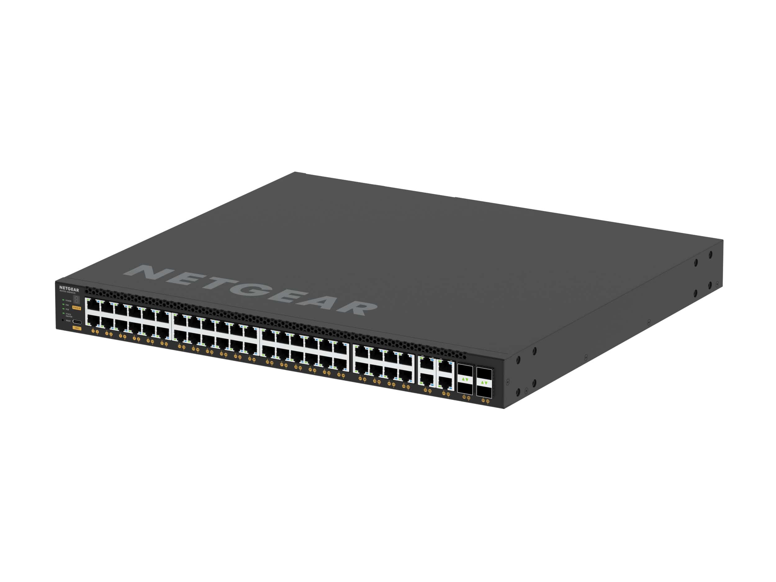 NETGEAR M4350-44M4X4V Managed L3 2.5G Ethernet (100/1000/2500) Power over Ethernet (PoE) 1U Zwart (MSM4352-100NES) thumbnail