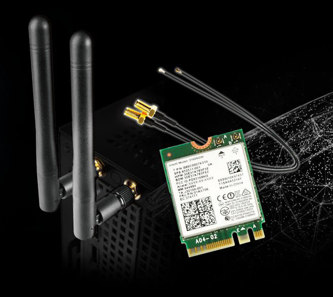 Asrock DeskMini WiFi Kit Intern WLAN / Bluetooth (90-BXG2T0-A0XCR7Z) thumbnail