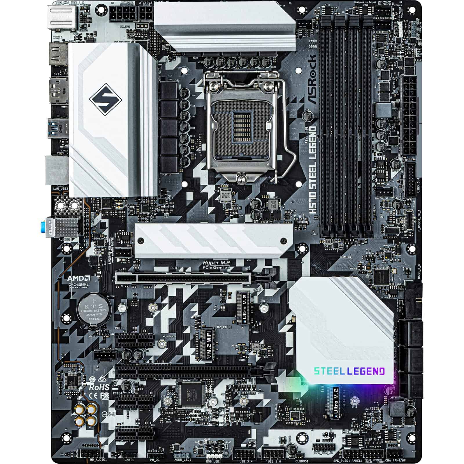 ASRock H570 STEEL LEGEND ATX LGA1200 4 DDR4 (90-MXBFY0-A0UAYZ) thumbnail