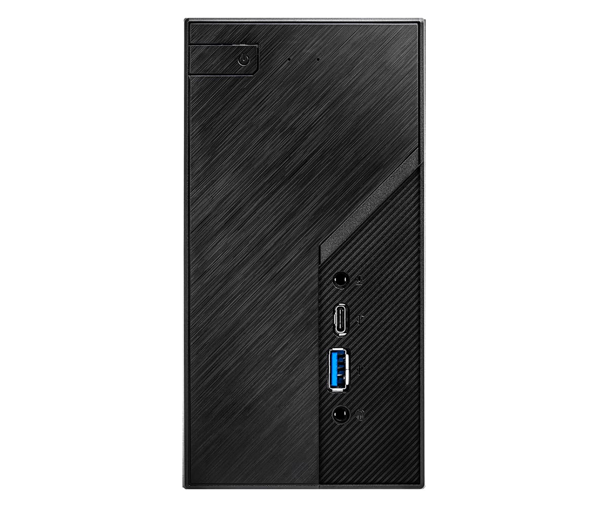 Asrock DeskMini H470 1,92L maat pc Zwart Intel H470 LGA 1200 (Socket H5) (90BXG3R01-A10GA0W) thumbnail
