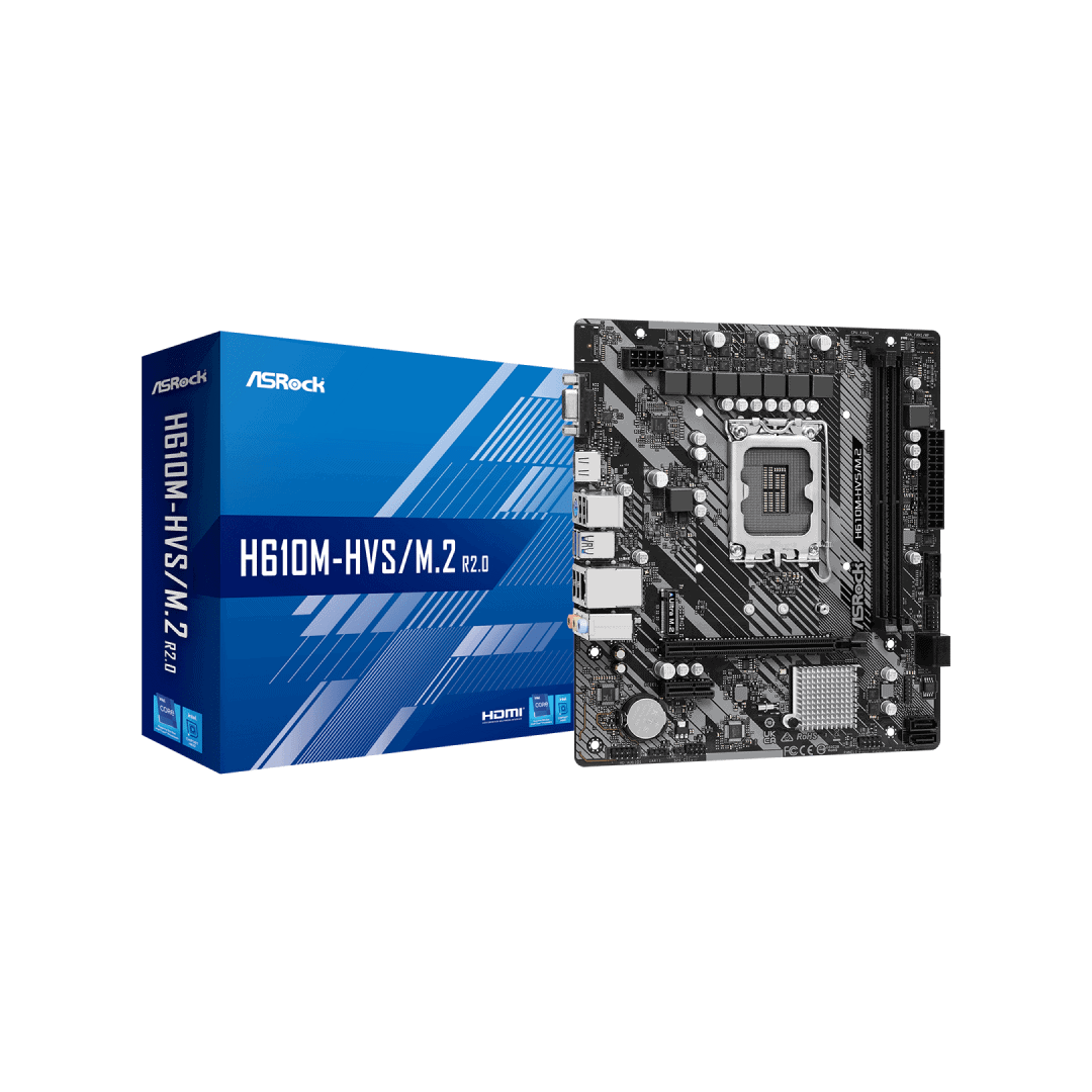 ASRock H610M-HVS/M.2 R2.0 (H610M-HVS/M.2 R2.0) thumbnail