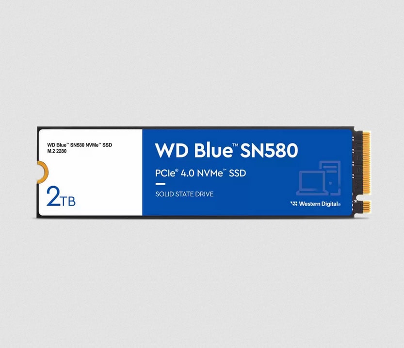 Western Digital Blue SN580 M.2 2 TB PCI Express 4.0 TLC NVMe (WDS200T3B0E) thumbnail