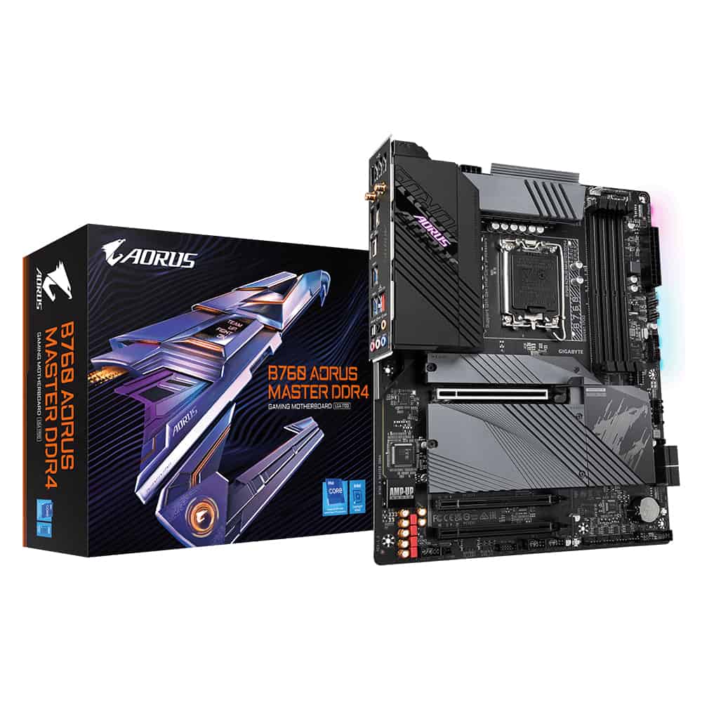 Gigabyte B760 AORUS MASTER DDR4 (rev. 1.0) Intel B760 Express LGA 1700 ATX (B760-A-MASTER-DDR4-1.0) thumbnail