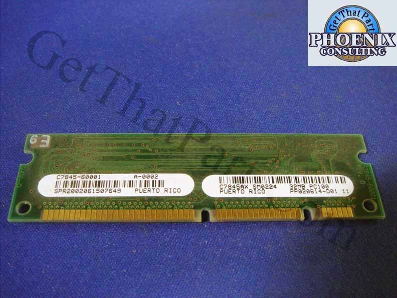 HP 32MB SDRAM - 100MHz Synchronous DRAM memory (C7845) thumbnail