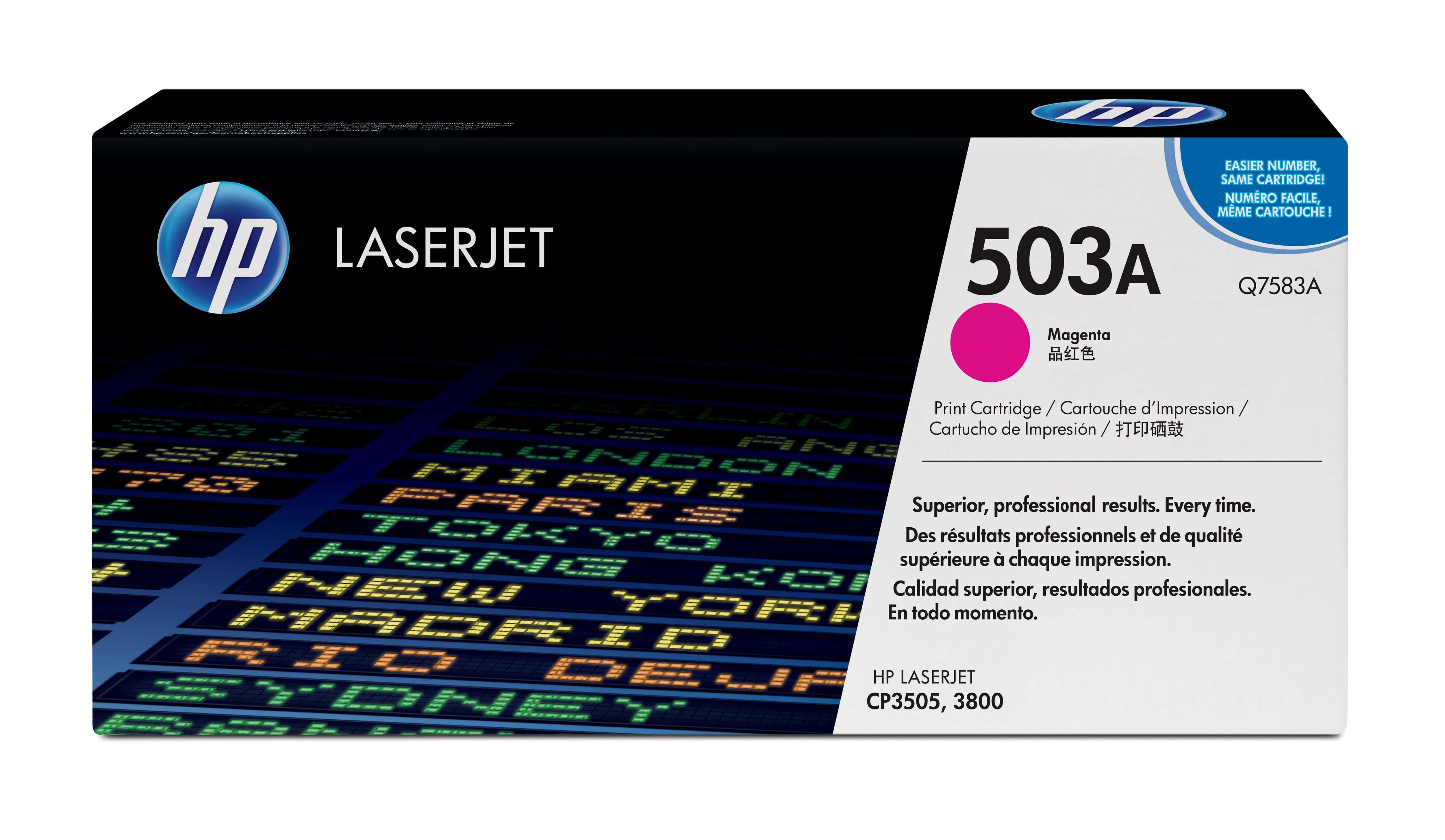 HP 503A Magenta Original LaserJet Toner Cartridge tonercartridge 1 stuk(s) Origineel (Q7719) thumbnail