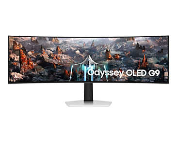 Samsung Odyssey LS49CG934SUXEN computer monitor 124,5 cm (49) 5120 x 1440 Pixels DQHD OLED Zilver (LS49CG934SUXEN) thumbnail