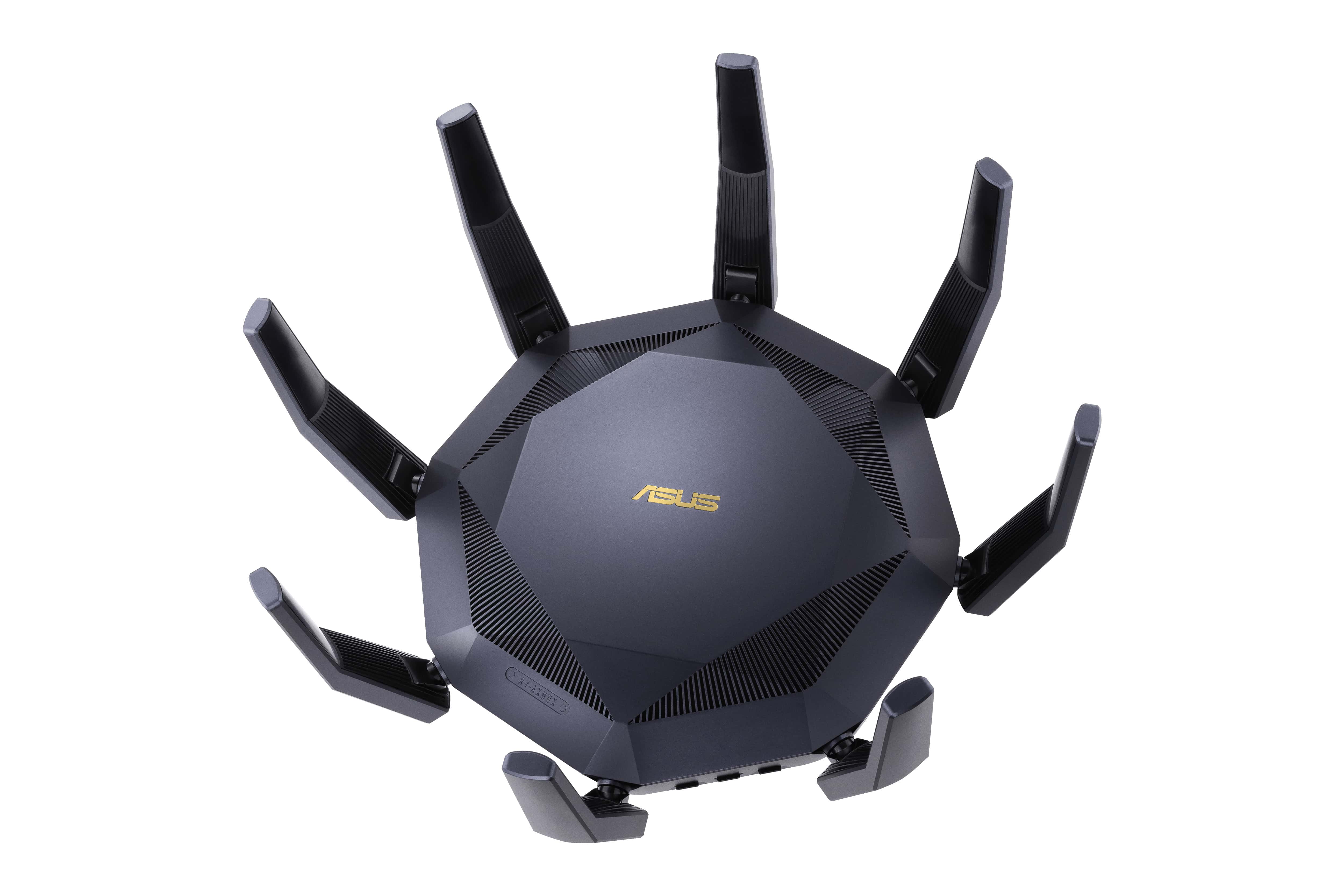 ASUS RT-AX89X AX6000 AiMesh draadloze router Ethernet Dual-band (2.4 GHz / 5 GHz) Zwart (90IG04J1-BM3010) thumbnail
