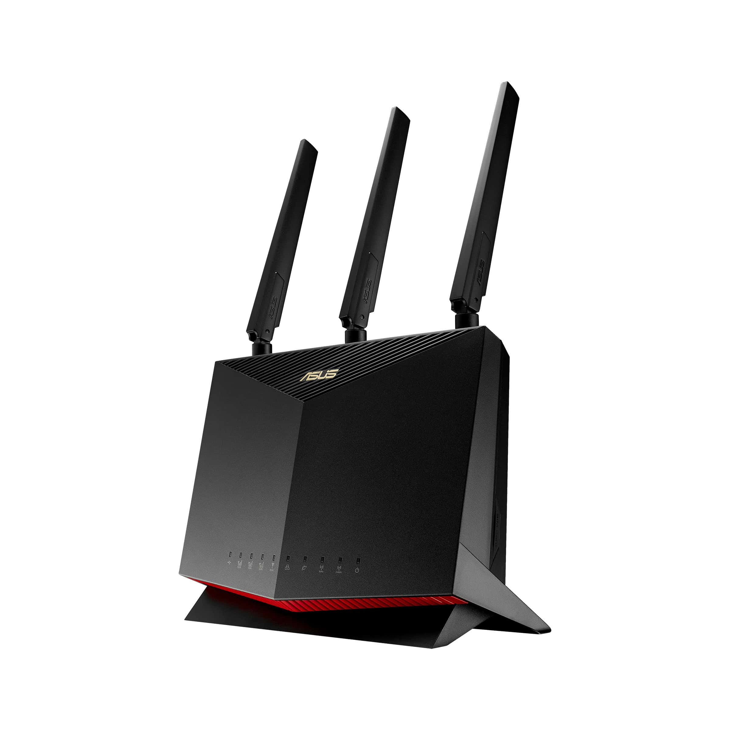 ASUS 4G-AC86U draadloze router Gigabit Ethernet Dual-band (2.4 GHz / 5 GHz) Zwart (90IG05R0-BM9100) thumbnail