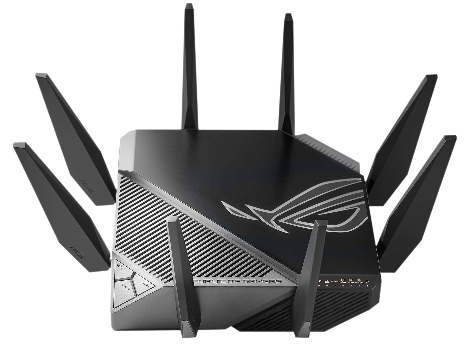 ASUS GT-AXE11000 draadloze router Gigabit Ethernet Tri-band (2,4 GHz / 5 GHz / 6 GHz) Zwart (90IG06E0-MO1R00) thumbnail