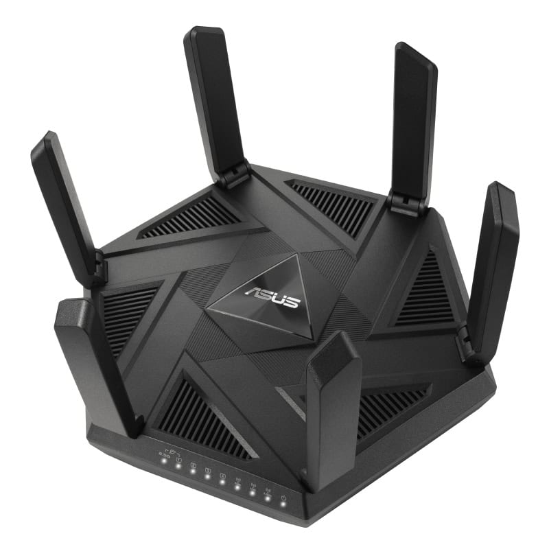 ASUS RT-AXE7800 draadloze router Tri-band (2,4 GHz / 5 GHz / 6 GHz) Zwart (90IG07B0-MU9B00) thumbnail