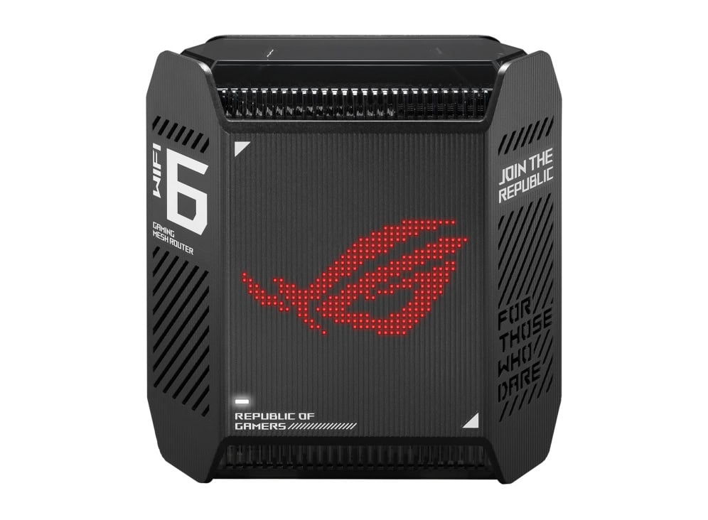 ASUS ROG Rapture GT6 AX10000 AiMesh 1 Pack Tri-band (2.4 GHz / 5 GHz / 5 GHz) Wi-Fi 6 (802.11ax) Zwart 4 Intern (90IG07F0-MU9A10) thumbnail