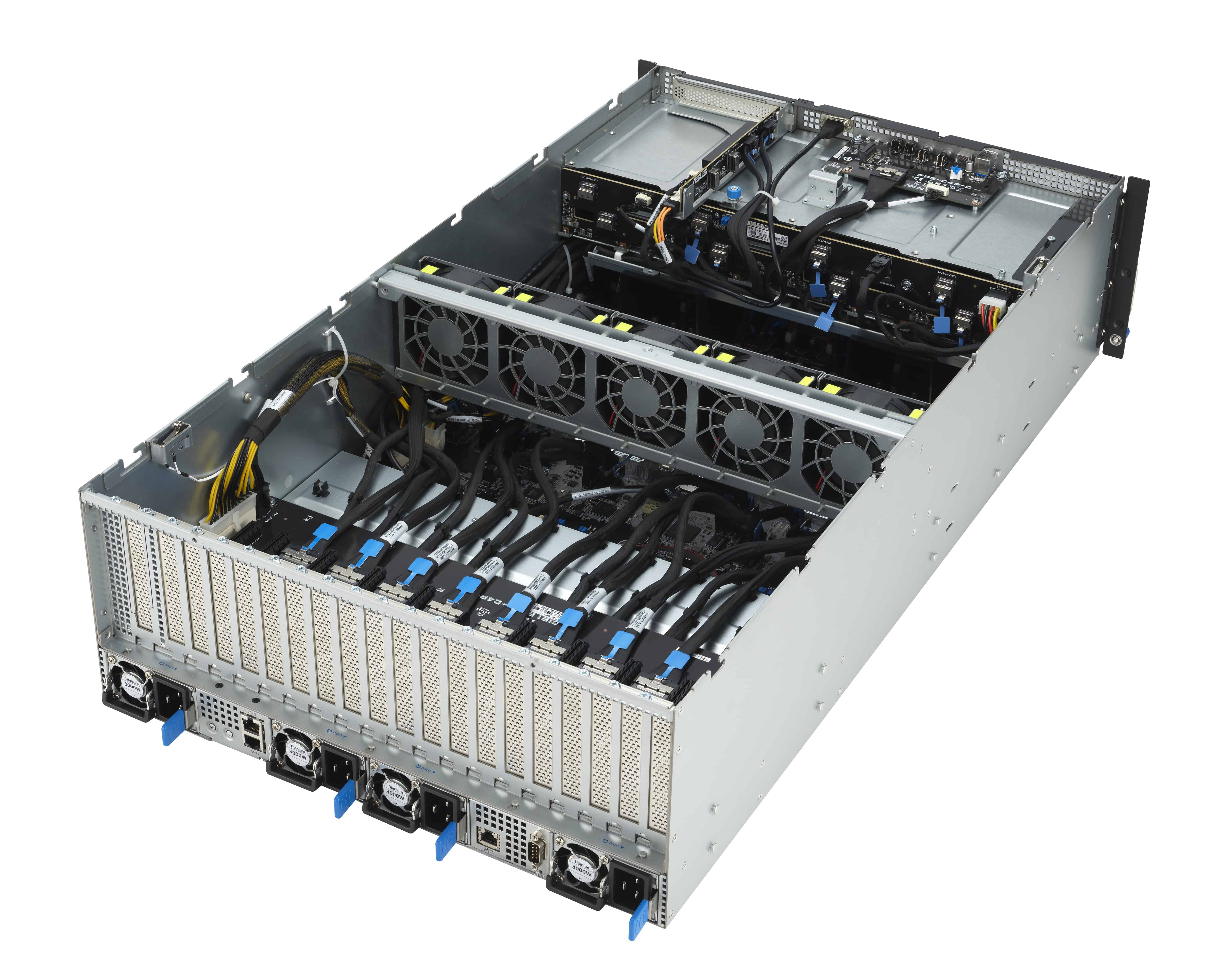 ASUS ESC8000-E11 Rack (4U) Grijs (90SF02I1-M003D0) thumbnail