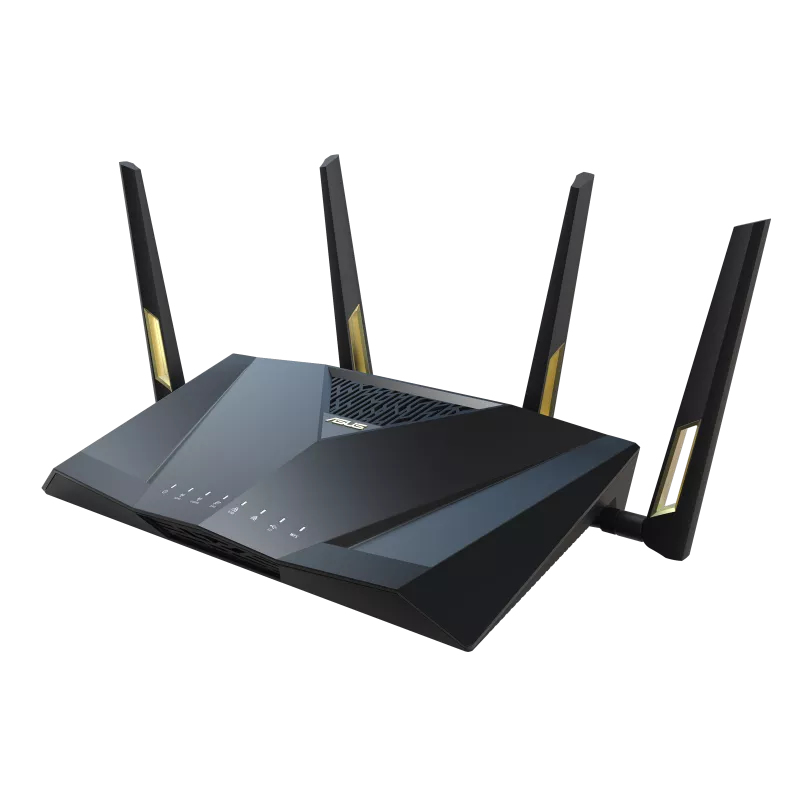ASUS RT-AX88U Pro draadloze router Gigabit Ethernet Dual-band (2.4 GHz / 5 GHz) Zwart (90IG0820-MO3A00) thumbnail