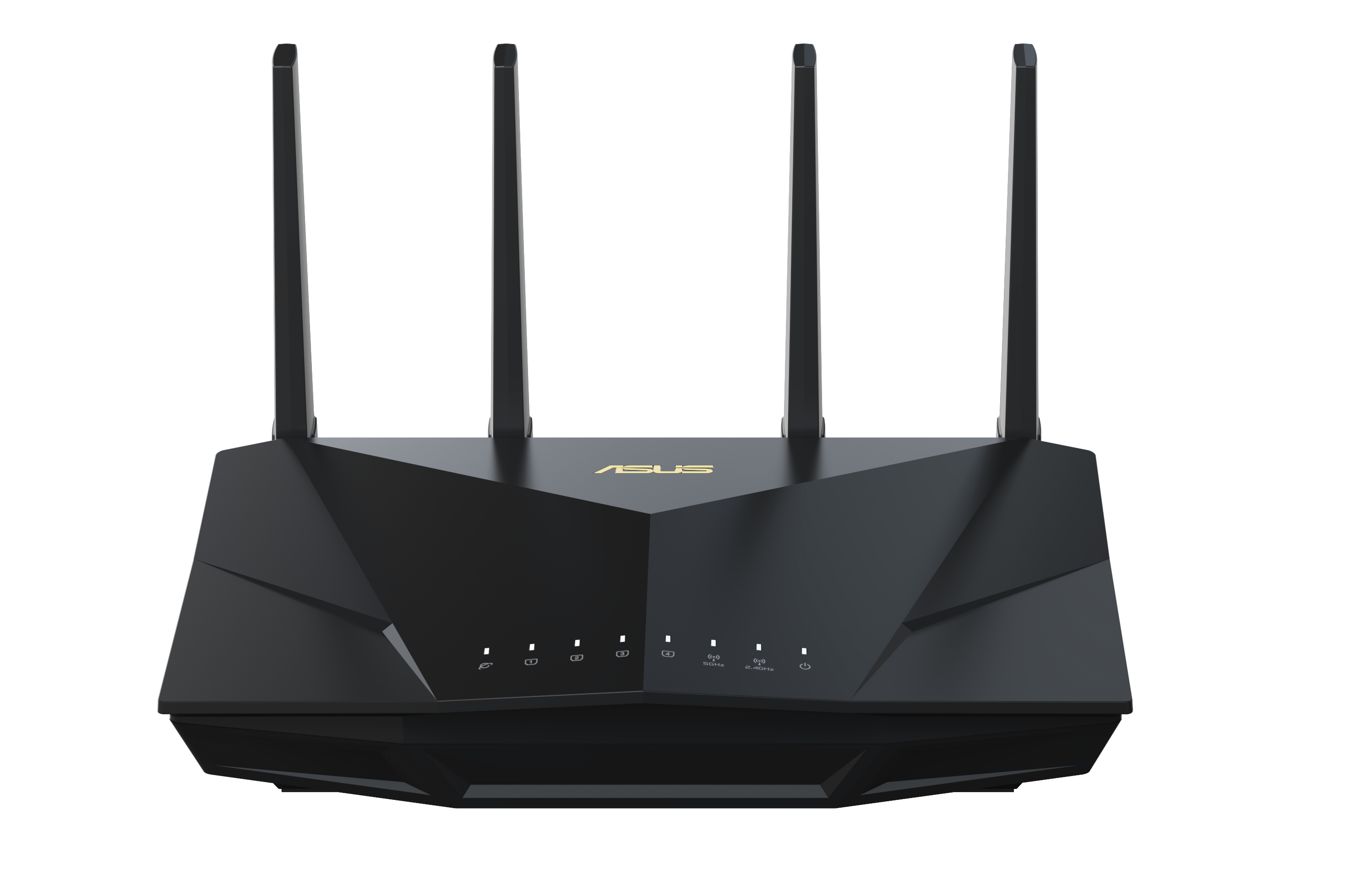 ASUS RT-AX5400 draadloze router Gigabit Ethernet Dual-band (2.4 GHz / 5 GHz) Zwart (90IG0860-MO9B00) thumbnail