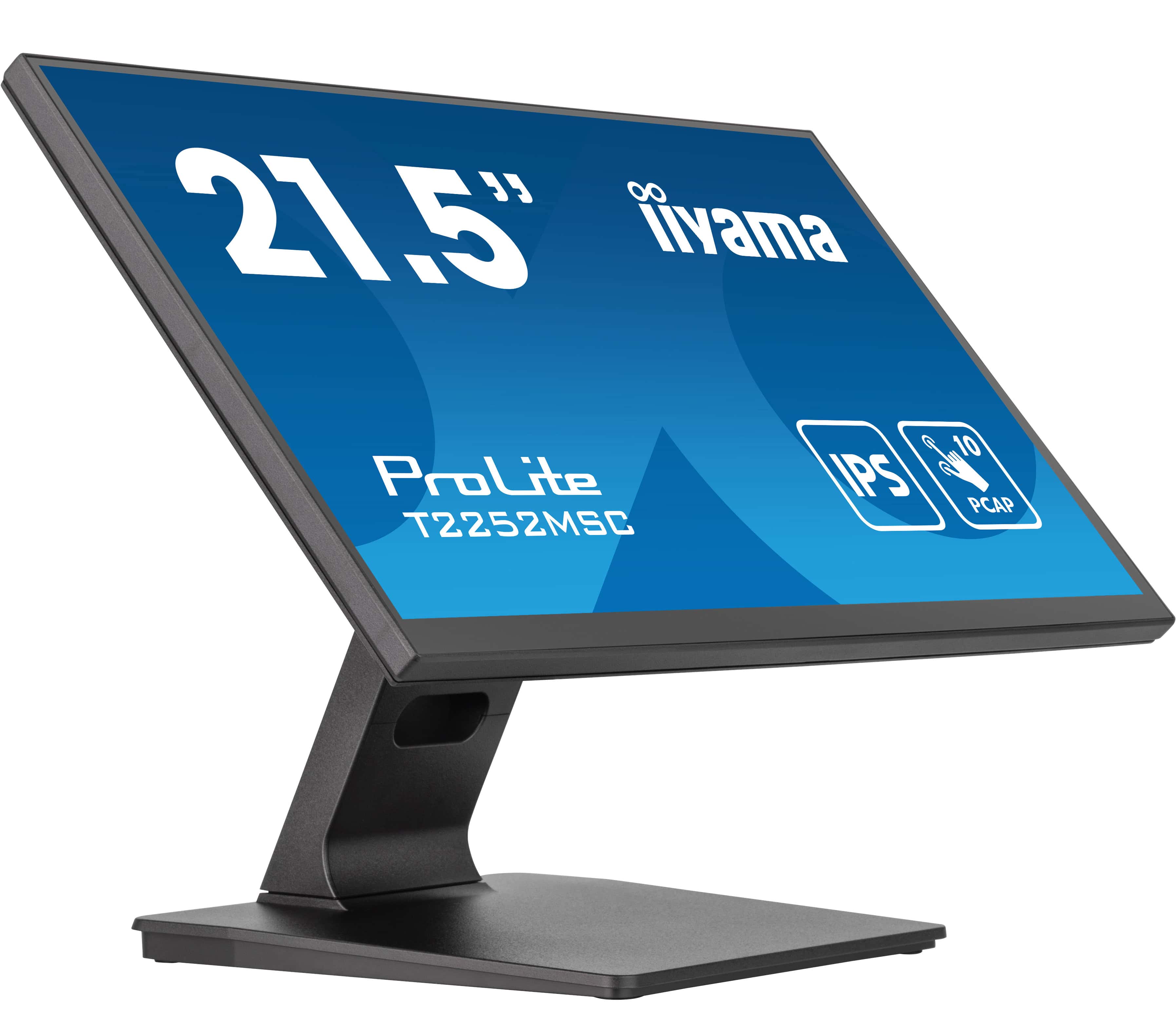 iiyama ProLite T2252MSC-B2 computer monitor 54,6 cm (21.5") 1920 x 1080 Pixels Full HD LCD Touchscreen Zwart (T2252MSC-B2) thumbnail