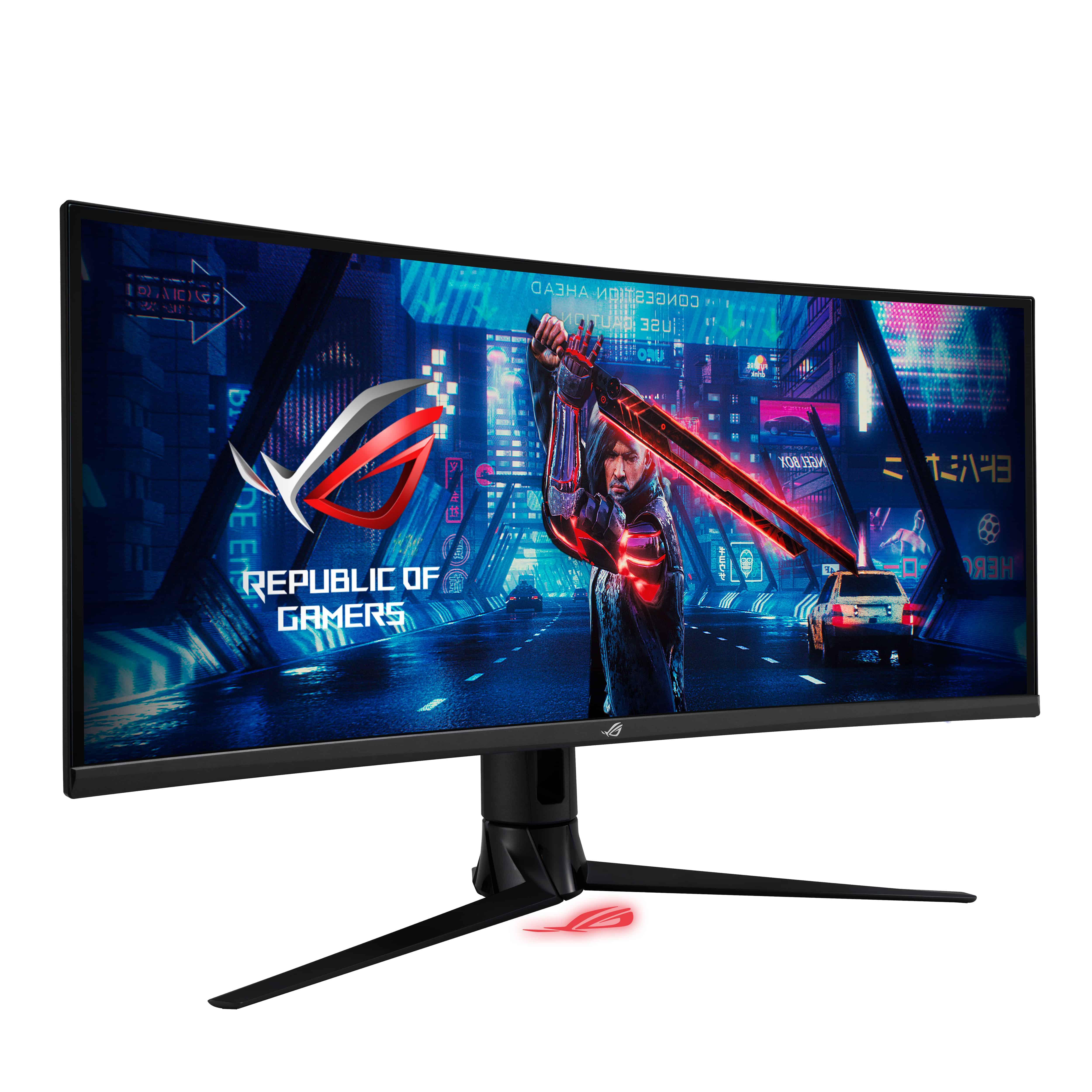 ASUS ROG Strix XG349C 86,7 cm (34.1") 3440 x 1440 Pixels UltraWide Quad HD Zwart (90LM06V0-B01A70) thumbnail