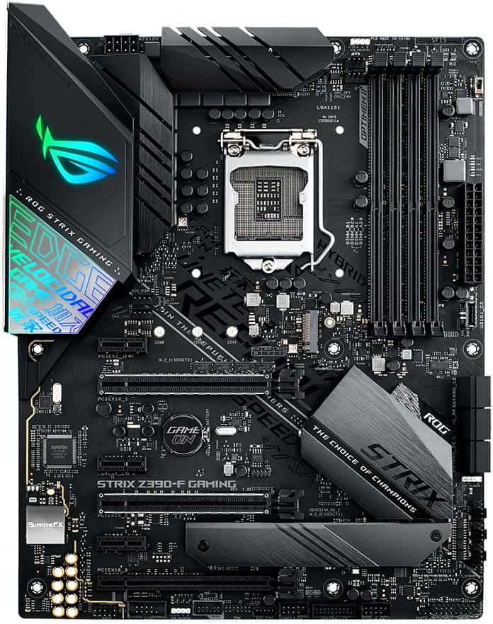ASUS ROG STRIX Z390-F GAMING Intel Z390 LGA 1151 (Socket H4) ATX (90MB0YG0-M0EAY0) thumbnail