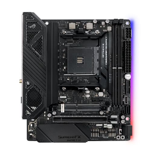 ASUS ROG Crosshair VIII Impact AMD X570 Socket AM4 Mini DTX (90MB11Q0-M0EAY0) thumbnail