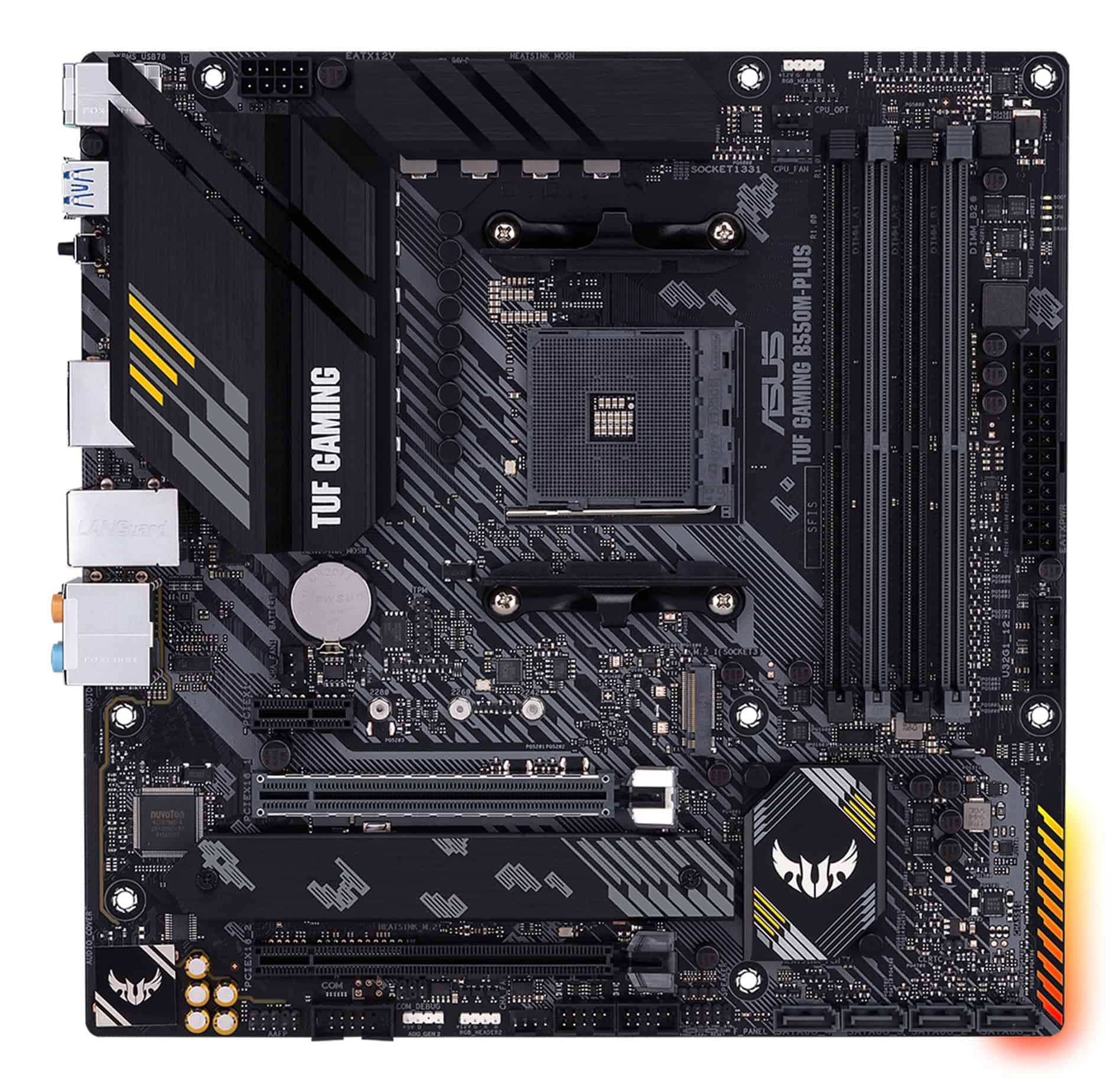 ASUS TUF GAMING B550M PLUS AMD B550 Socket AM4 micro ATX (90MB14A0-M0EAY0) thumbnail