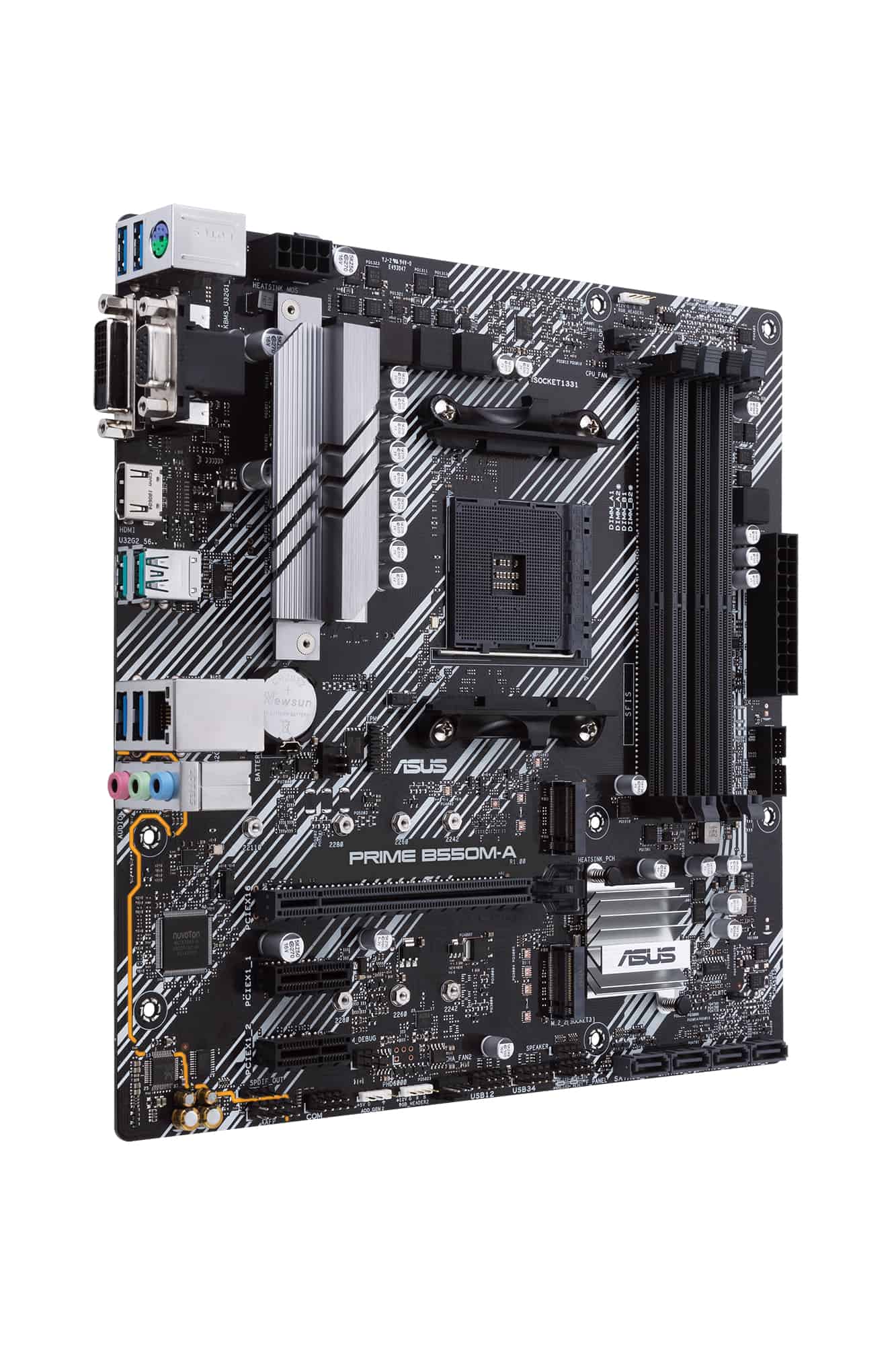 ASUS Prime B550M-A/CSM AMD B550 Socket AM4 micro ATX (90MB14I0-M0EAYC) thumbnail