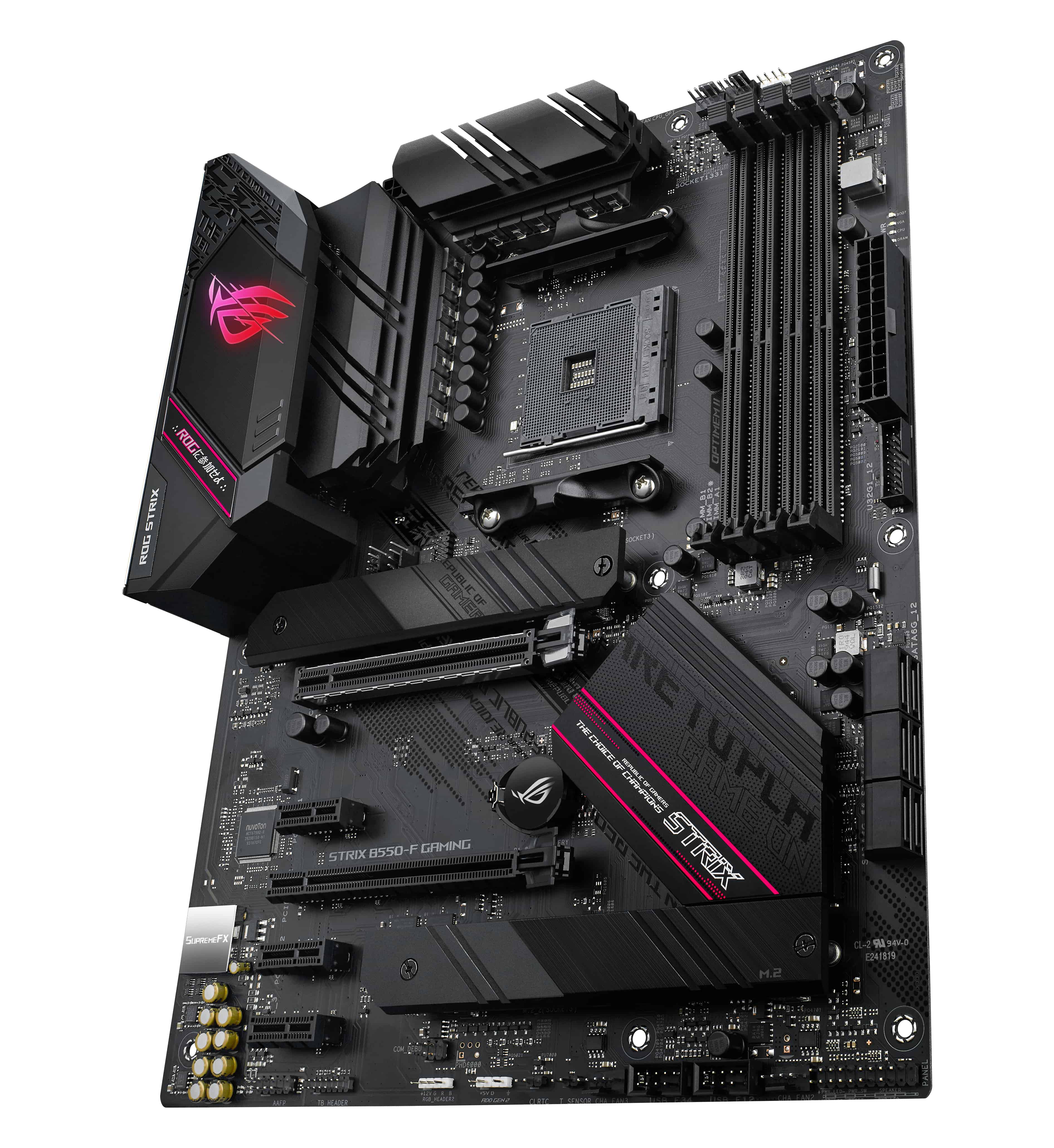 ASUS ROG STRIX B550-F GAMING AMD B550 Socket AM4 ATX (90MB14S0-M0EAY0) thumbnail