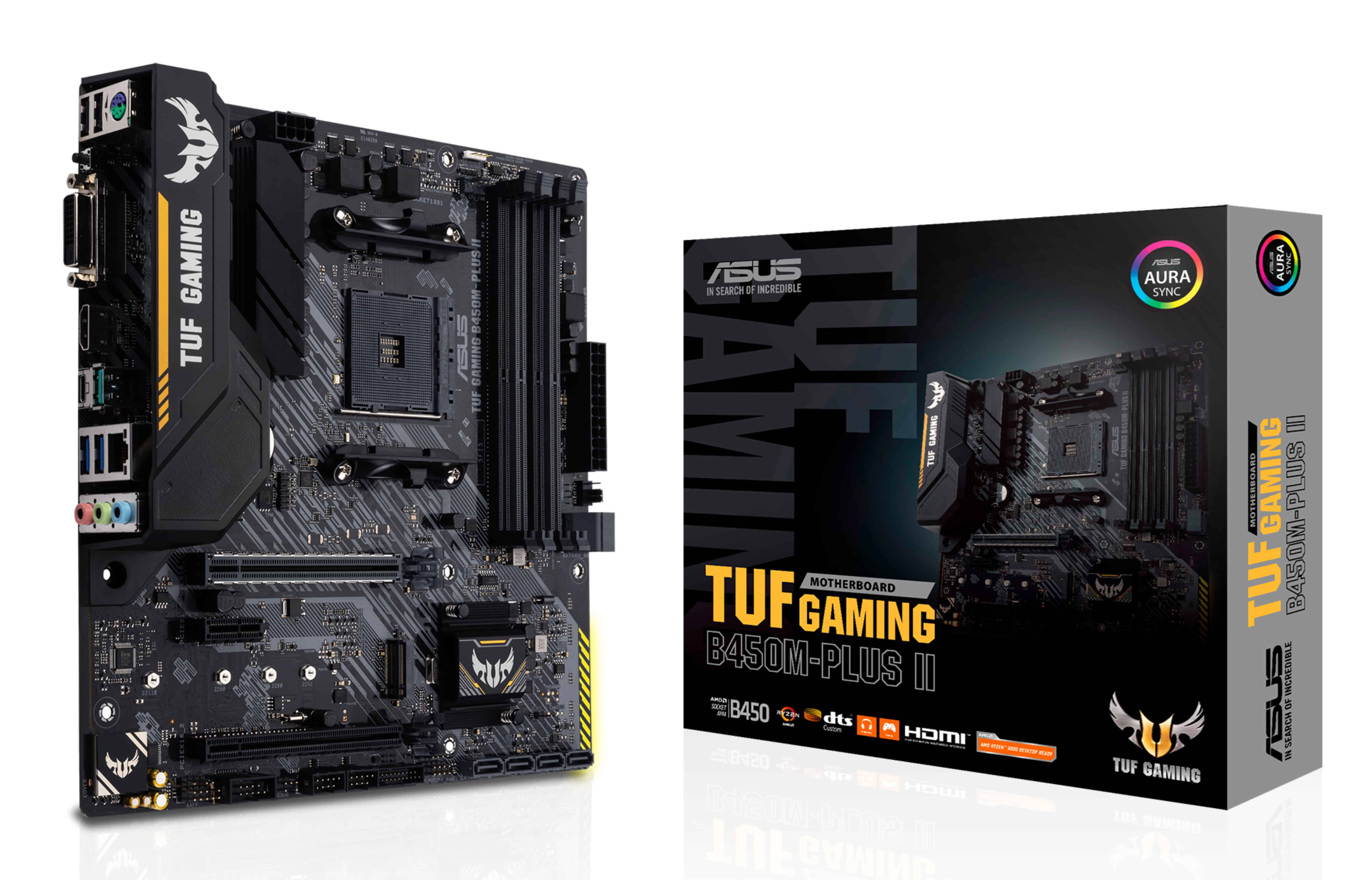 ASUS TUF Gaming B450M-Plus II AMD B450 Socket AM4 micro ATX (90MB1620-M0EAY0) thumbnail