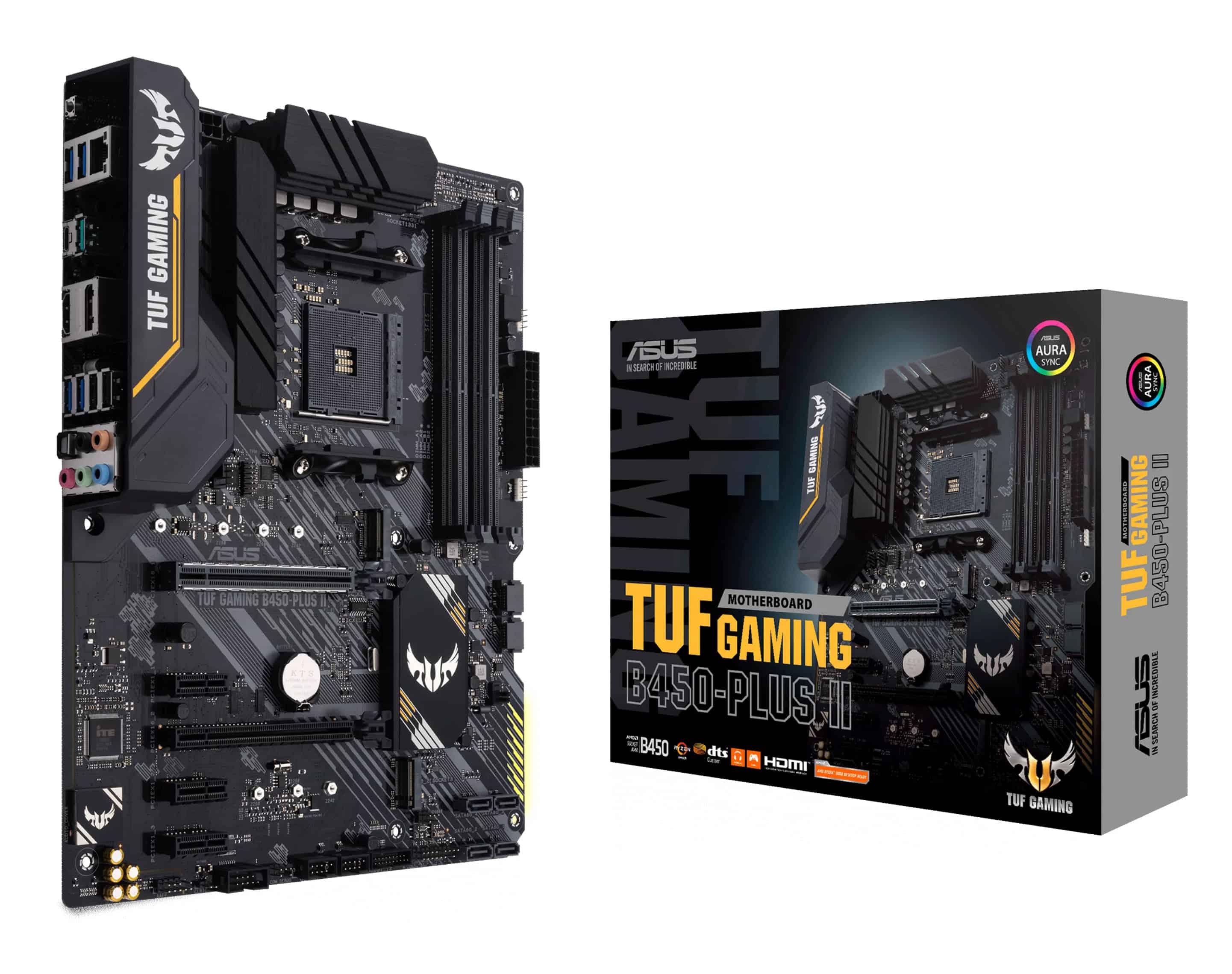 ASUS TUF GAMING B450-PLUS II AMD B450 Socket AM4 ATX (90MB1650-M0EAY0) thumbnail
